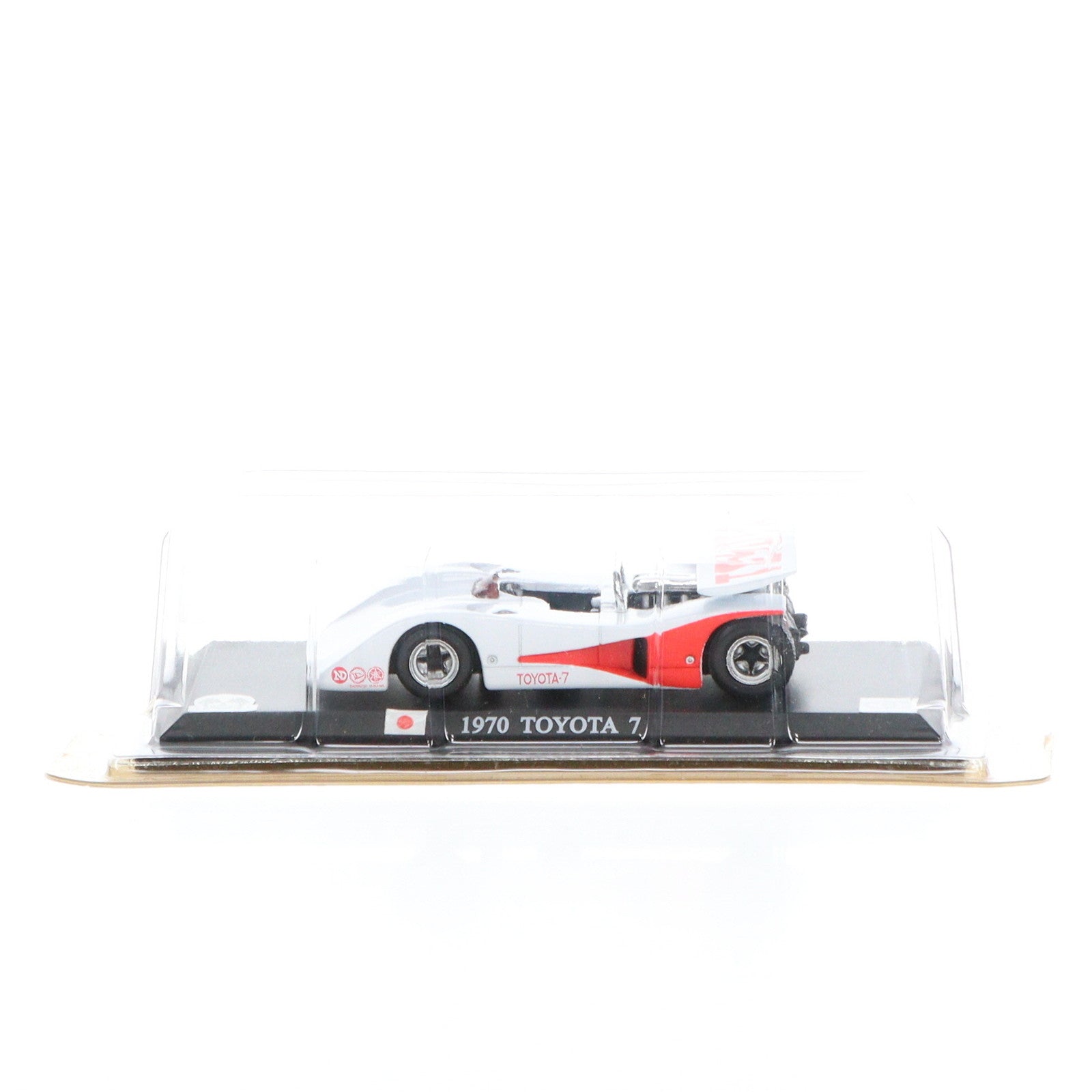 【中古即納】[MDL] 世界のレーシングカーコレクション 1/43 トヨタ7(ホワイト×レッド) 完成品 ミニカー エムケイエンタプライズ(20070115)