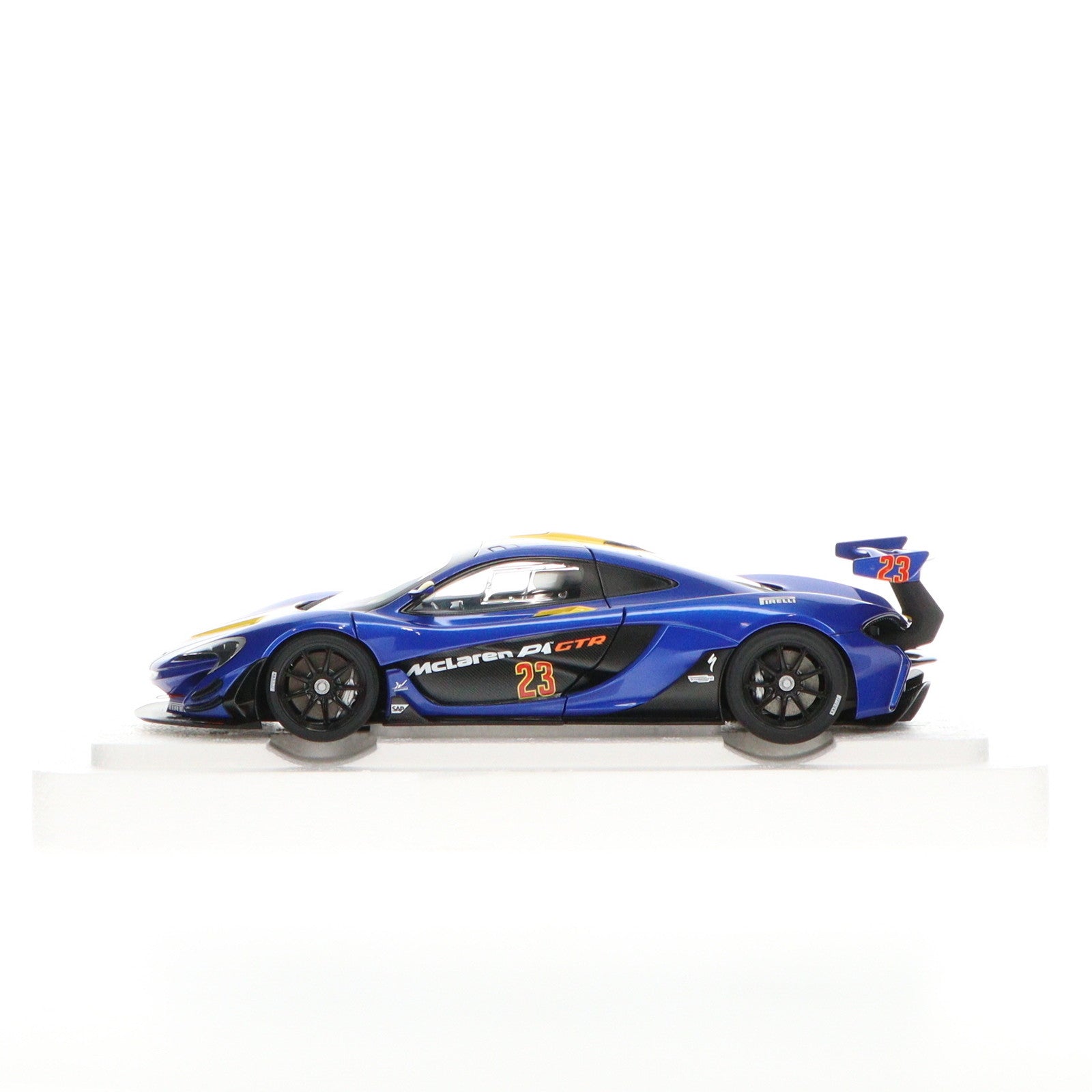 【中古即納】[MDL] 1/18 マクラーレン P1 GTR(ブルー×イエロー) 完成品 ミニカー(81542) AUTOart(オートアート)(20190330)