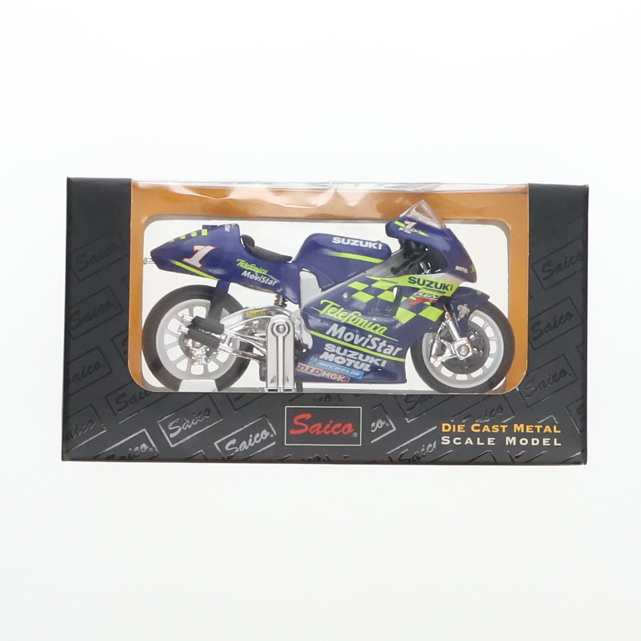 【中古即納】[MDL] 1/18 SUZUKI 2000 RGV-r N.1 完成品 ミニカー Saico(サイコ)(19991231)