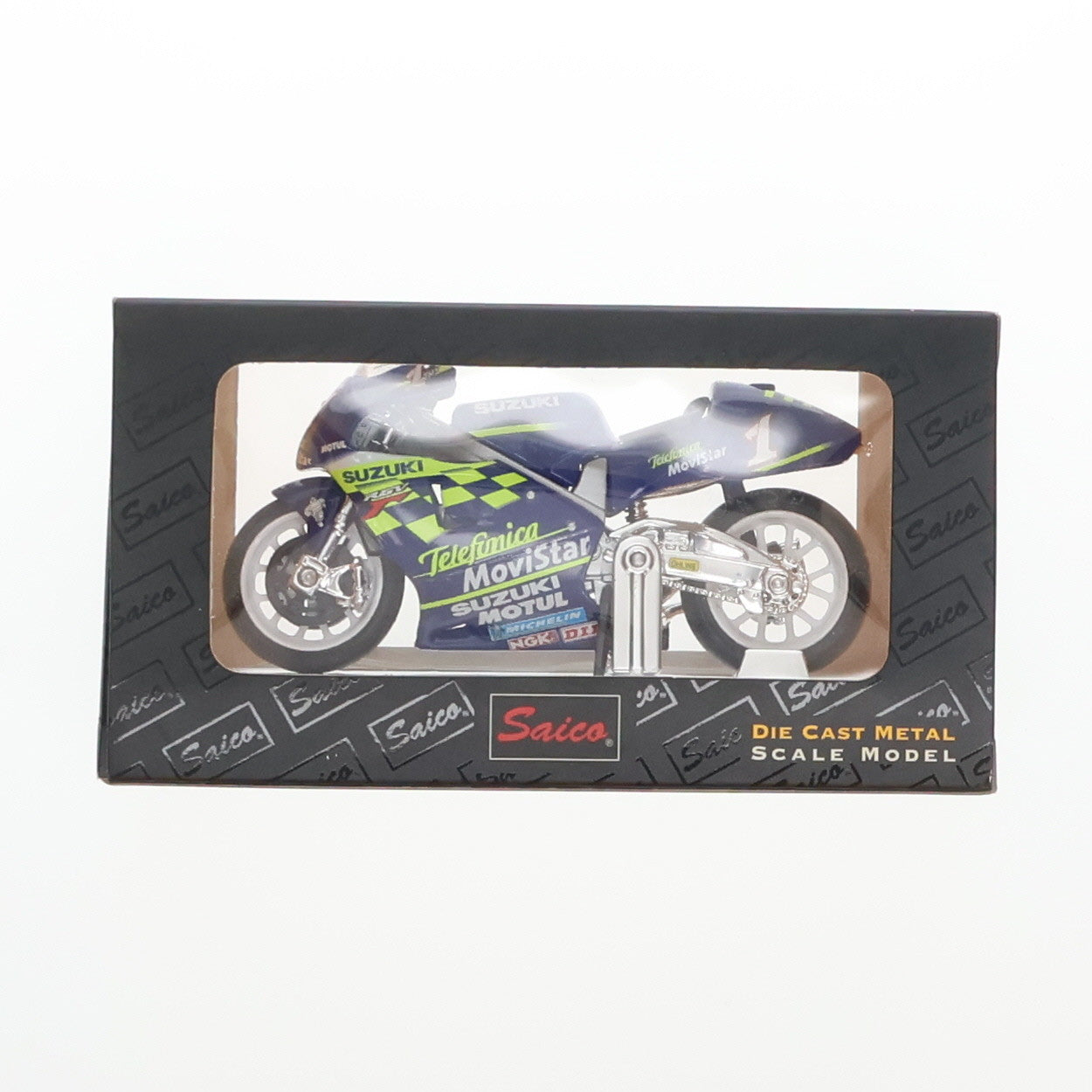 【中古即納】[MDL] 1/18 SUZUKI 2000 RGV-r N.1 完成品 ミニカー Saico(サイコ)(19991231)