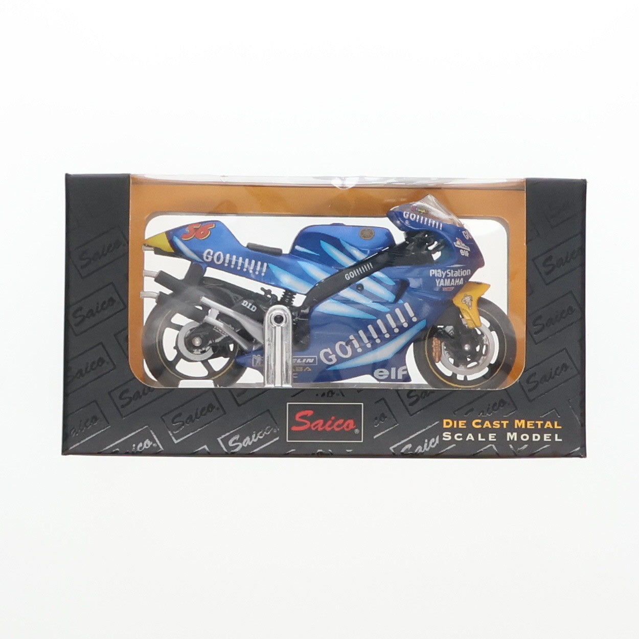 【中古即納】[MDL] 1/18 YAMAHA 2002 YZR 500 N.56 GAULOISES 完成品 ミニカー Saico(サイコ)(19991231)