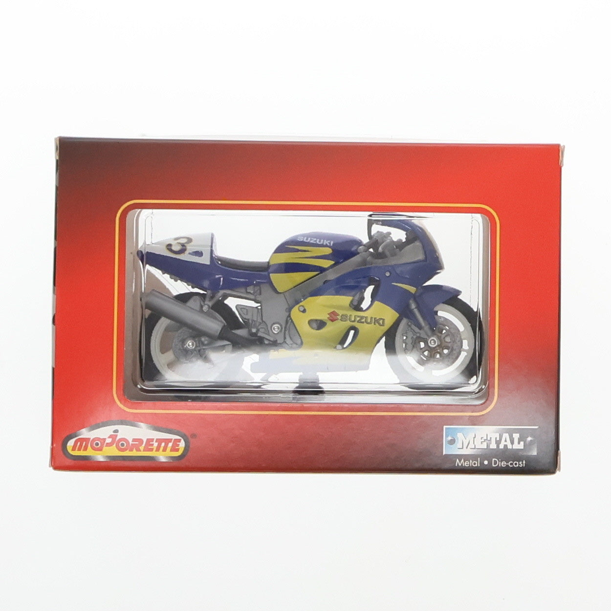 【中古即納】[MDL] 1/18 スズキ GSX-R レーシング 完成品 ミニカー Majorette(マジョレット)(19991231)