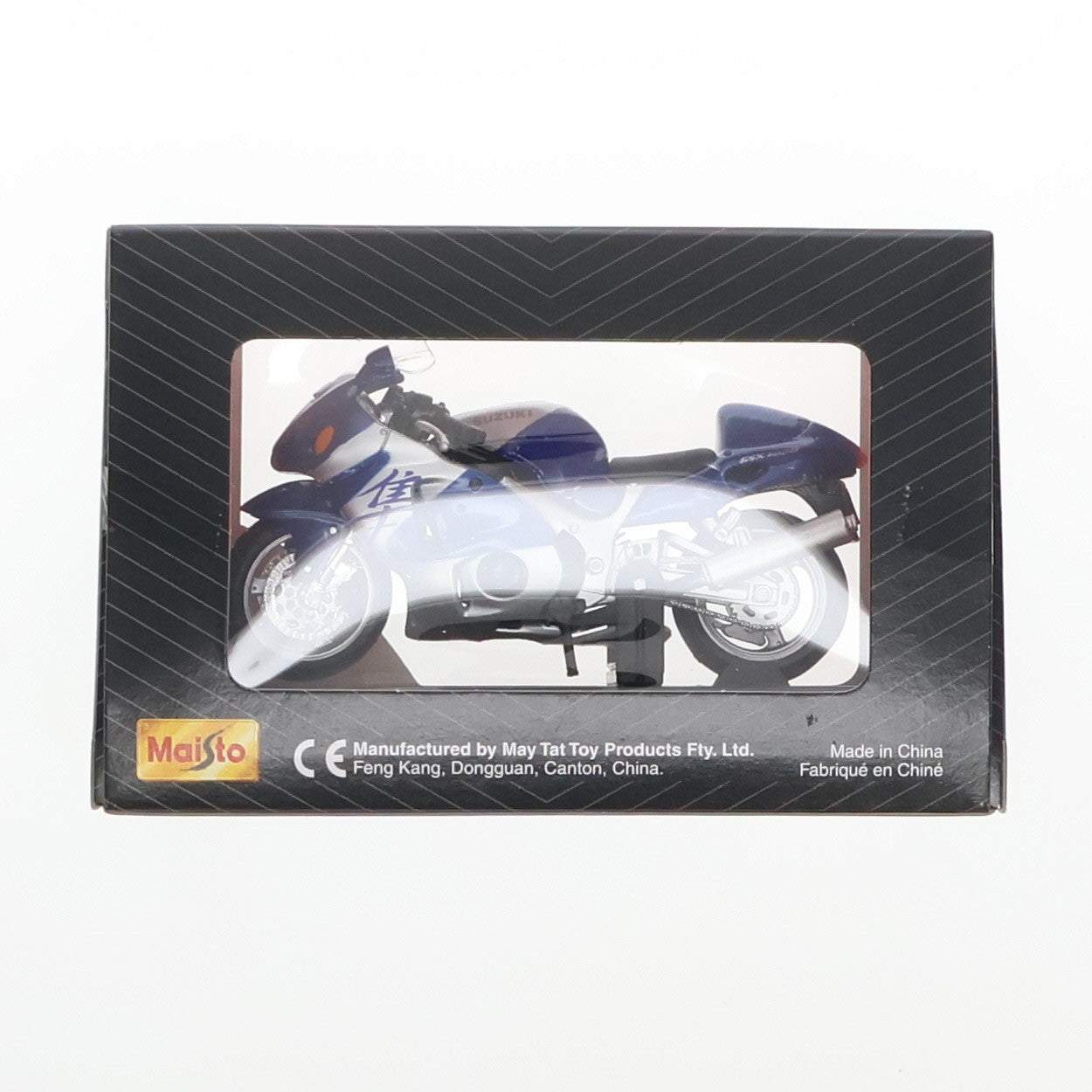 【中古即納】[MDL] 1/18 SUZUKI GSX 1300R(ブラック×シルバー) スペシャルエディション 完成品 ミニカー(39347) Maisto(マイスト)(19991231)