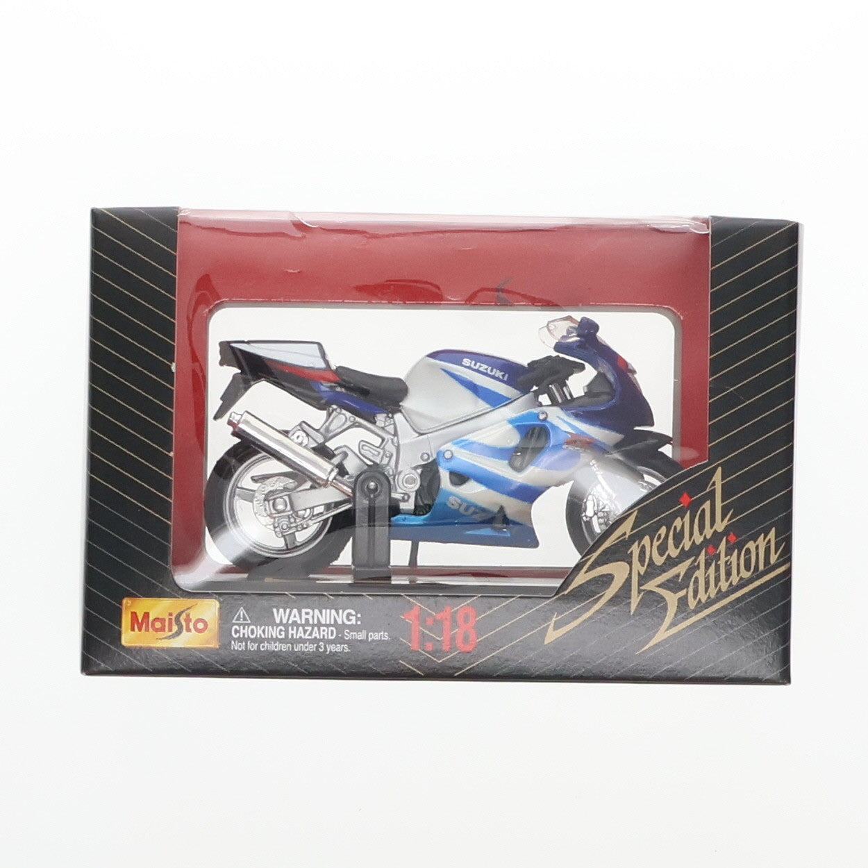 【中古即納】[MDL] 1/18 スズキ GSX R750 完成品 ミニカー Maisto(マイスト)(19991231)