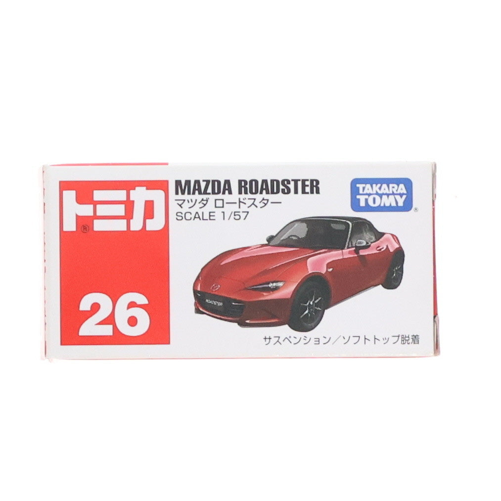 【中古即納】[MDL] トミカ マツダ ロードスター(レッド) 完成品 ミニカー(No.26) タカラトミー(20160220)