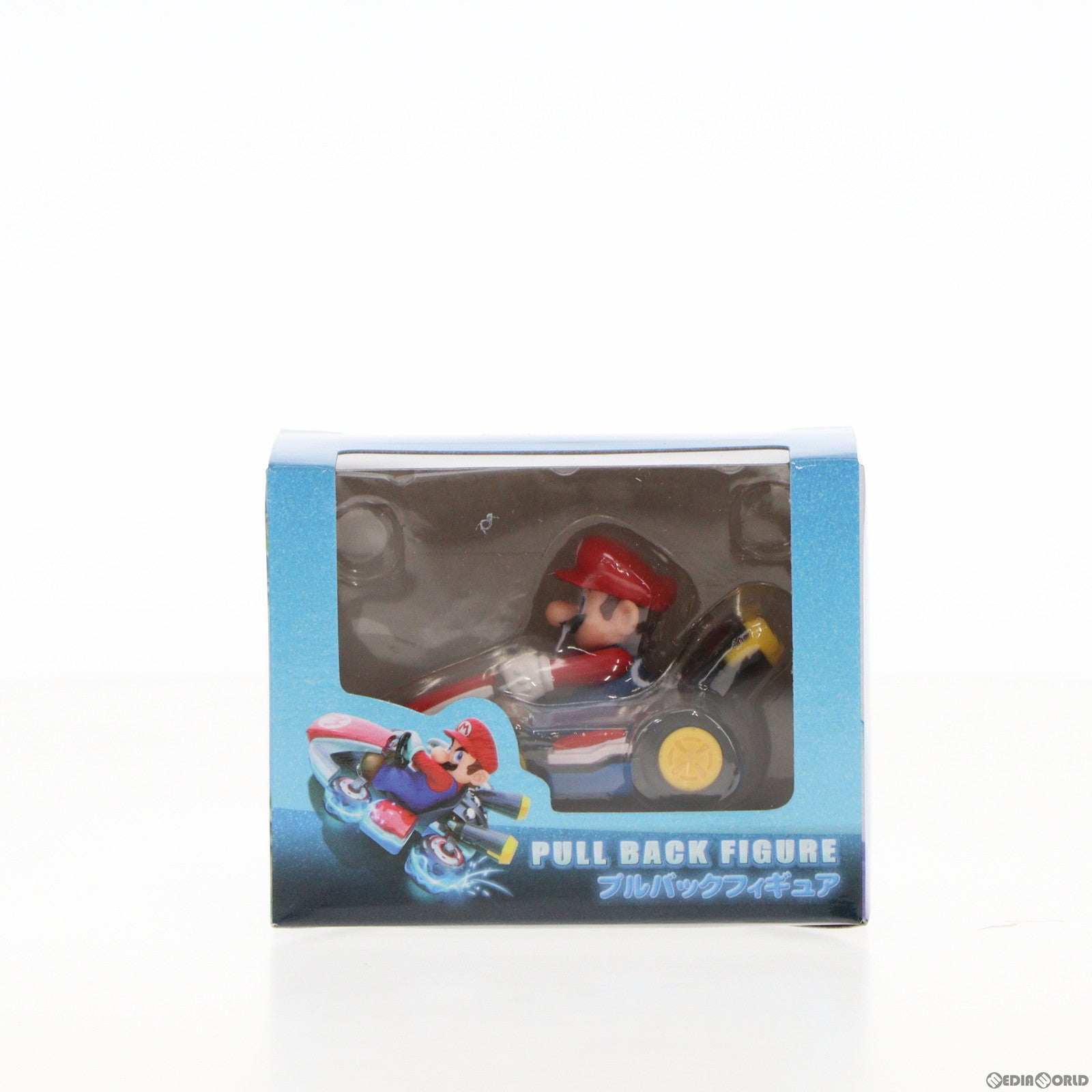 【中古即納】[MDL] マリオ(レッド×ホワイト×ブルー) マリオカート8 プルバックカー ミニカー プライズ 日本オート玩具(20101231)