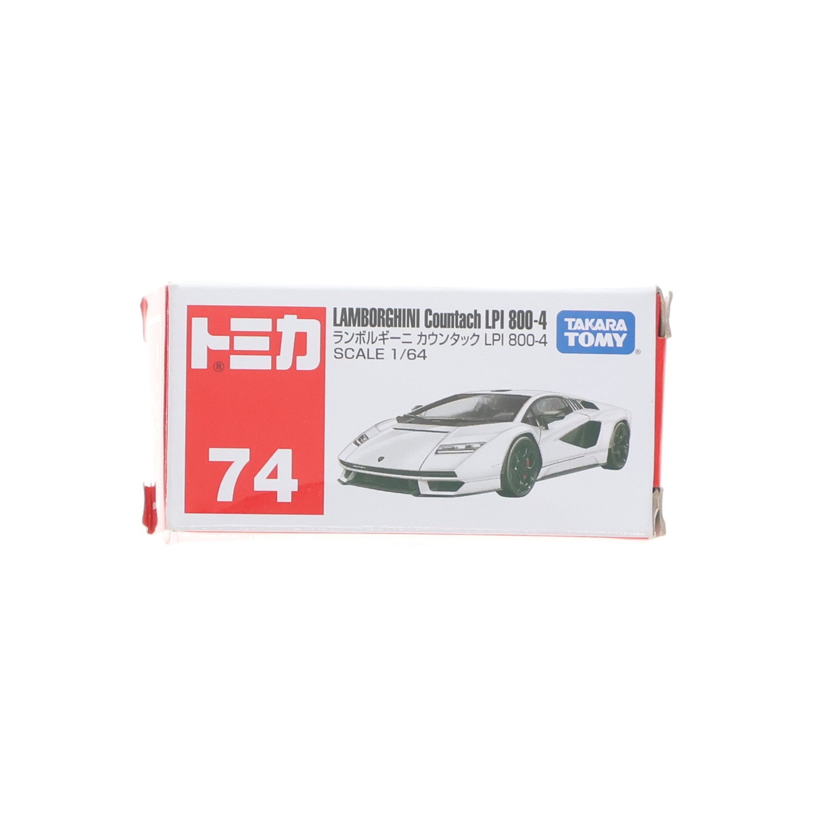 【中古即納】[MDL] トミカ No.74 1/64 ランボルギーニ カウンタック LPI800-4(赤箱) 完成品 ミニカー タカラトミー(20220917)