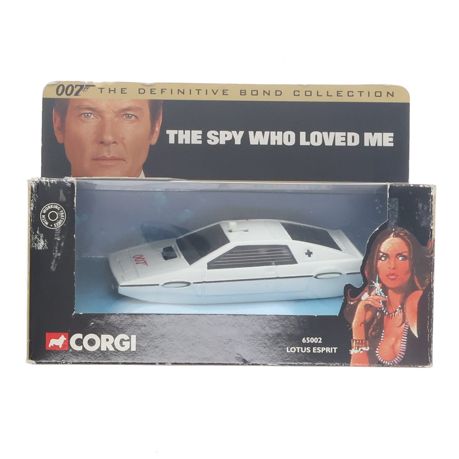 【中古即納】[MDL] ディフィニティブ・ボンド・コレクション ロータス エスプリ 007 私を愛したスパイ 完成品 ミニカー(65002) CORGI(コーギー)(20001231)