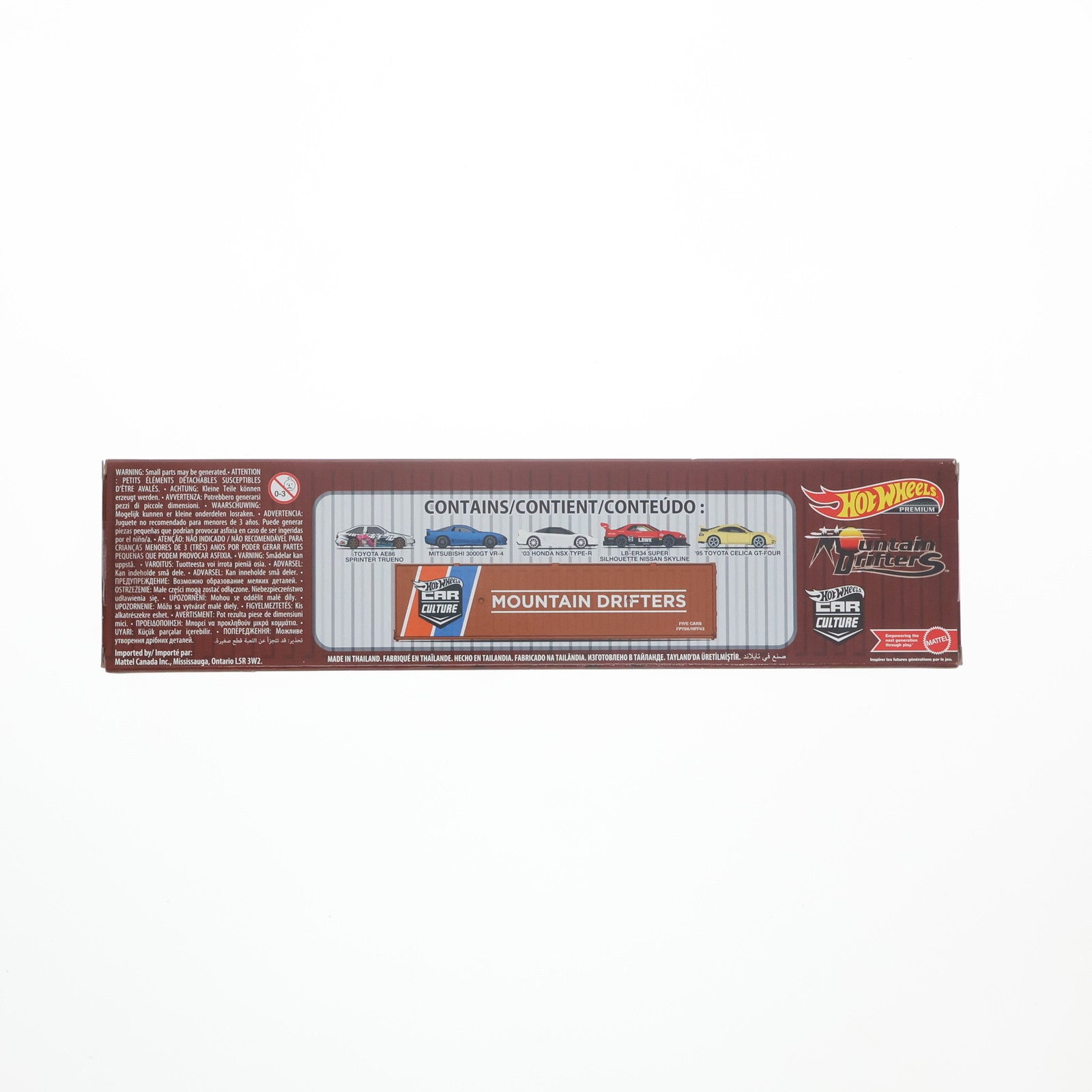 【中古即納】[MDL] Hot Wheels(ホットウィール) Car Culture Container Set 1/64 Mountain Drifters(5台セット) 完成品 ミニカー(HFF43) マテル(20220820)