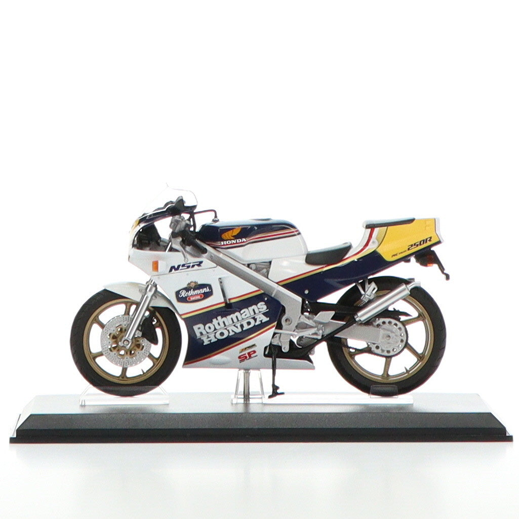 【中古即納】[MDL] 1/12 完成品バイク Honda NSR250R SP '88 セイシェルナイトブルー/ホワイト 完成品 ミニカー(111550) スカイネット(アオシマ)(20240929)