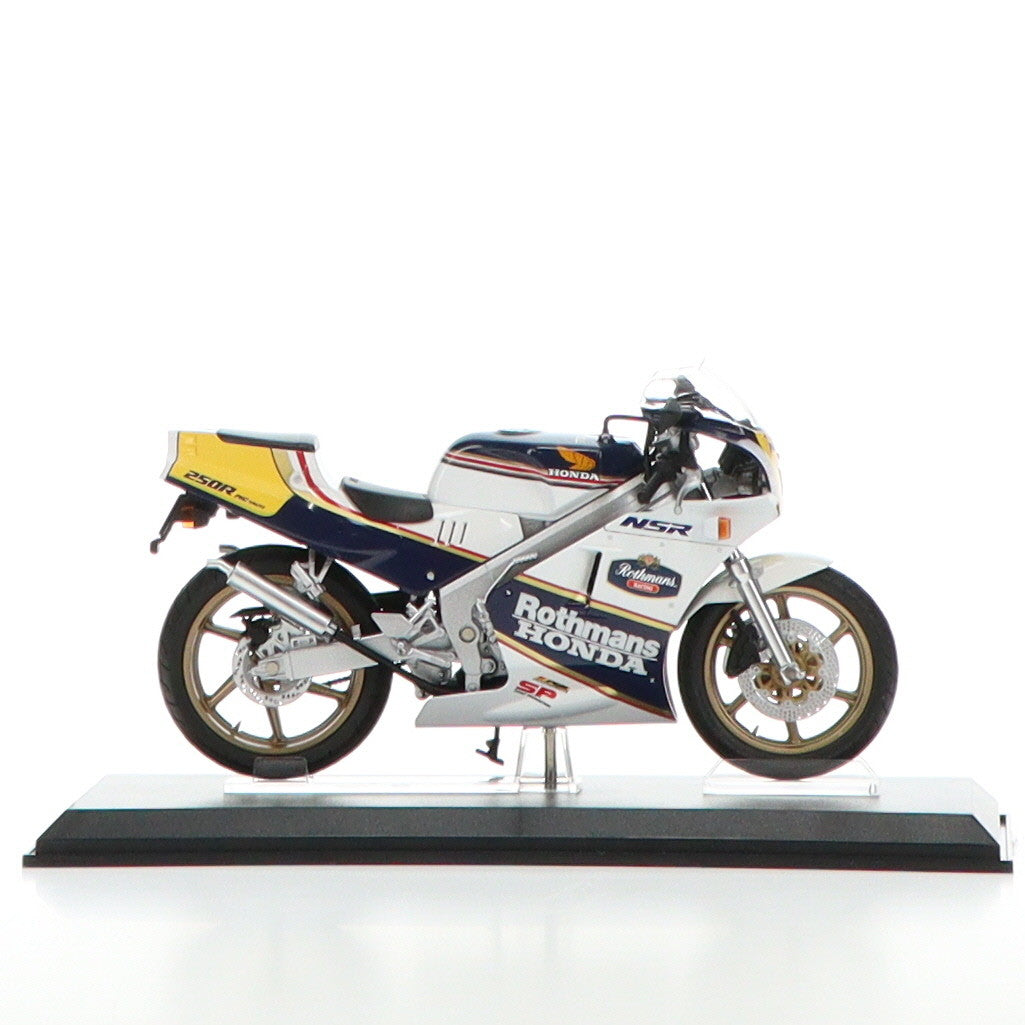 【中古即納】[MDL] 1/12 完成品バイク Honda NSR250R SP '88 セイシェルナイトブルー/ホワイト 完成品 ミニカー(111550) スカイネット(アオシマ)(20240929)