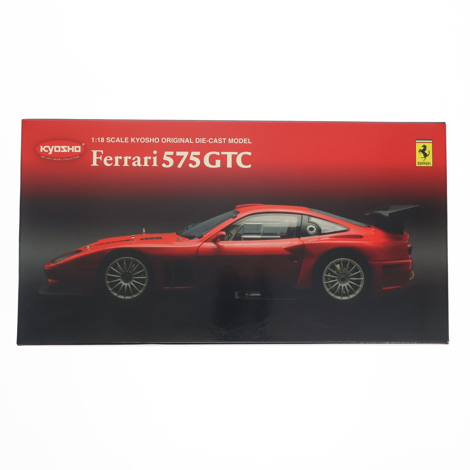 【中古即納】[MDL] 1/18 フェラーリ 575GTC 2004(ブラック) 完成品 ミニカー(K08391B) 京商(20070831)