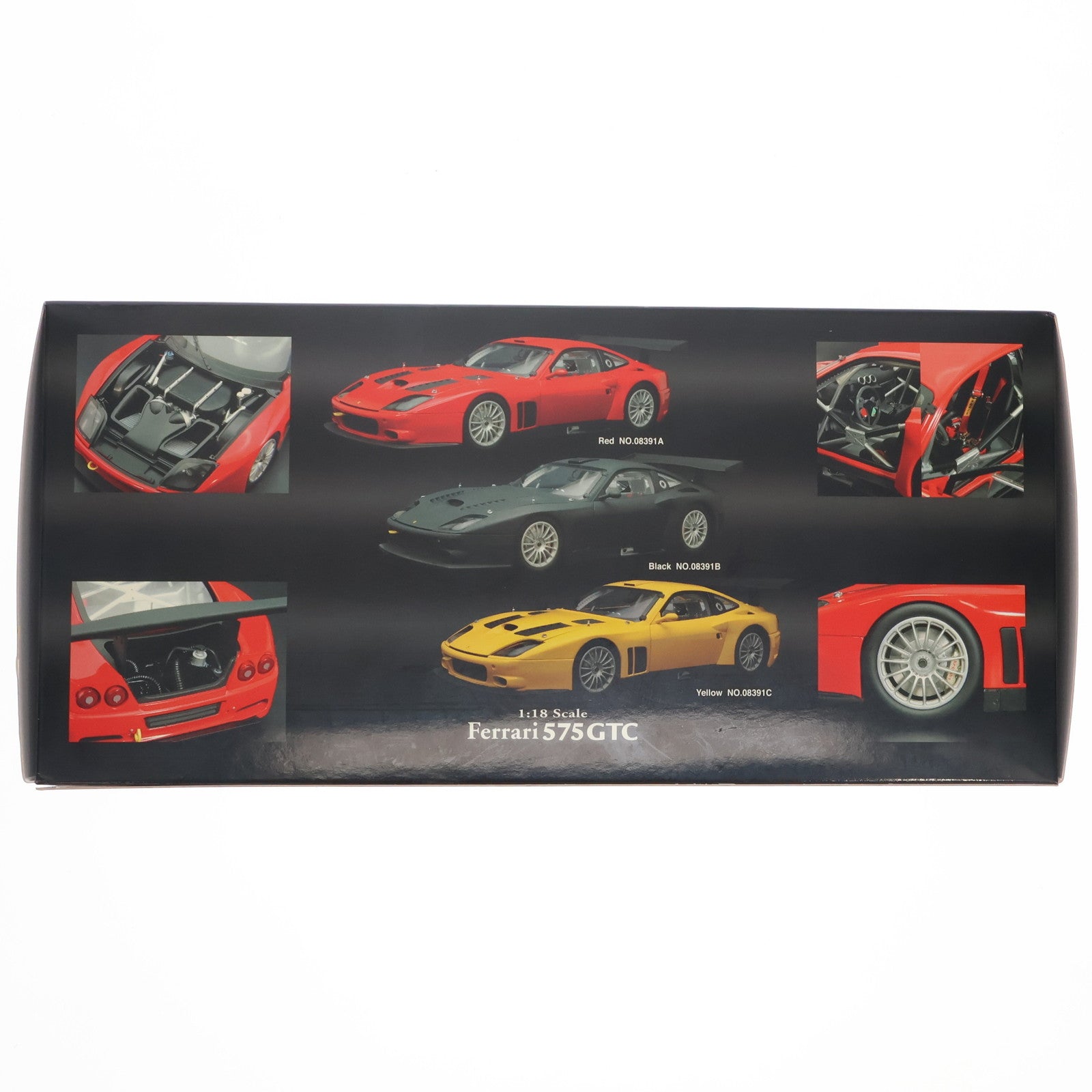 【中古即納】[MDL] 1/18 フェラーリ 575GTC 2004(ブラック) 完成品 ミニカー(K08391B) 京商(20070831)