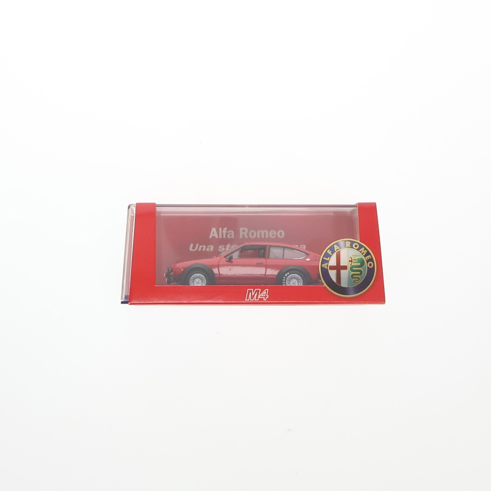 【中古即納】[MDL] 1/43 アルファ・ロメオ2000GTV 1976年テストカー(レッド/ブラック) 完成品 ミニカー(M47049) M4(エムフォー)(20220328)