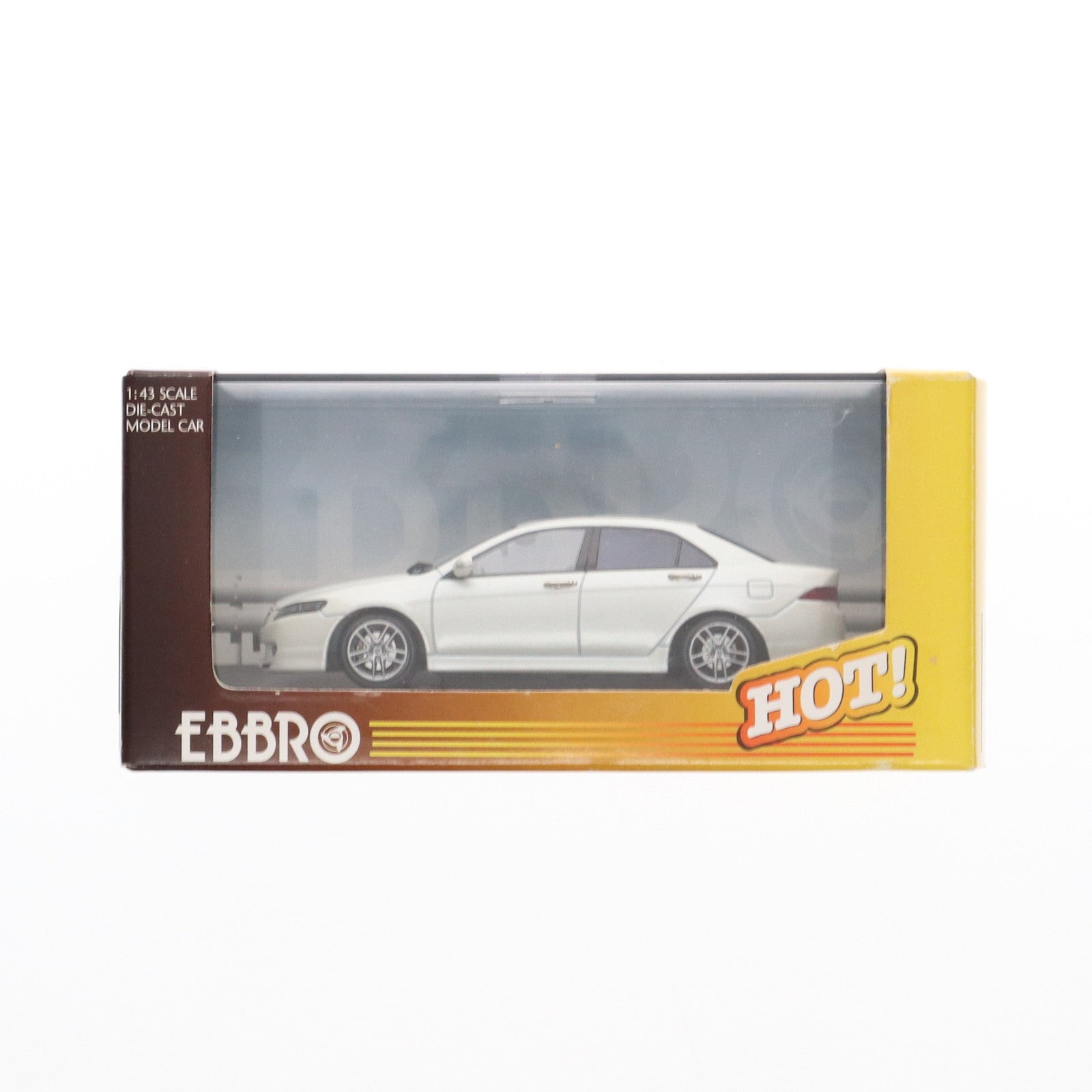 【中古即納】[MDL] 1/43 HOT! Honda Accord Euro R プレミアムホワイトパール 完成品 ミニカー(43441) EBBRO(エブロ)(20030720)