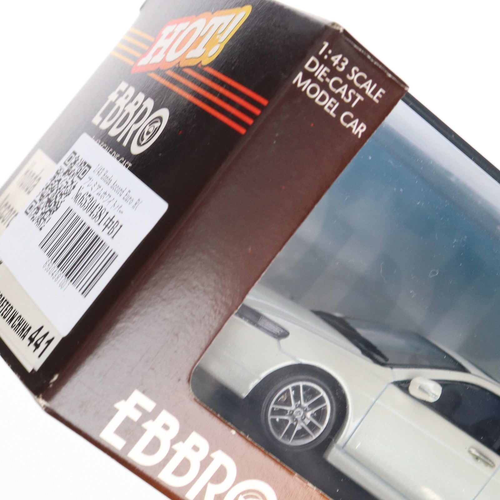 【中古即納】[MDL] 1/43 HOT! Honda Accord Euro R プレミアムホワイトパール 完成品 ミニカー(43441) EBBRO(エブロ)(20030720)