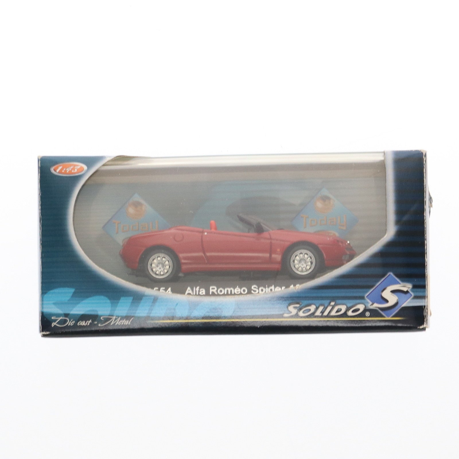 【中古即納】[MDL] 1/43 Alfa Romeo Spider 1999(レッド) 完成品 ミニカー(1554) solido(ソリド)(20220328)