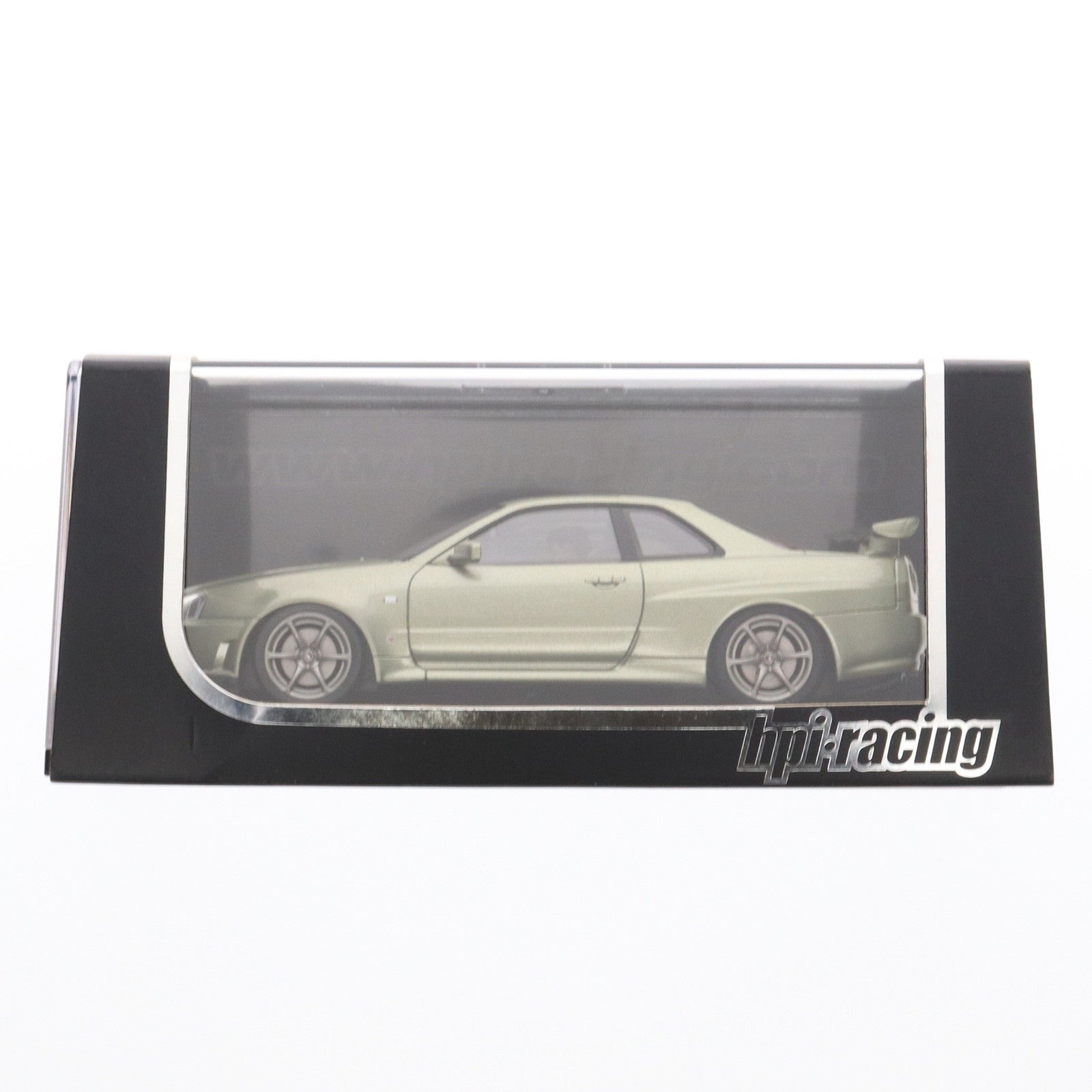 【中古即納】[MDL] 1/32 日産 スカイライン GT-R(R34) スロットカー Millennium jade(ミレニアムジェイド) 完成品 ミニカー(8530) HPI(20220328)