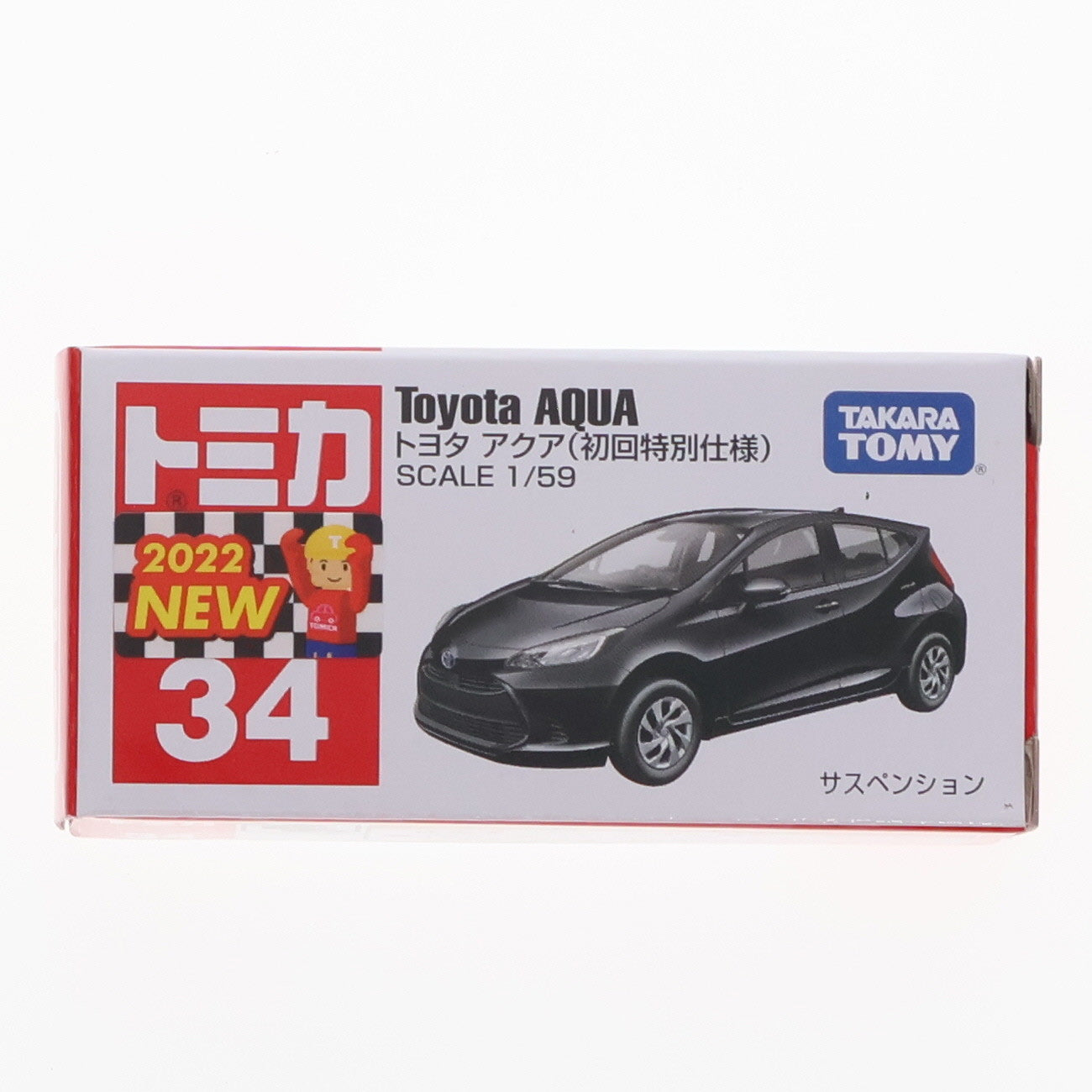 【中古即納】[MDL] トミカ No.34 トヨタ アクア (初回特別仕様) 完成品 ミニカー タカラトミー(20221015)