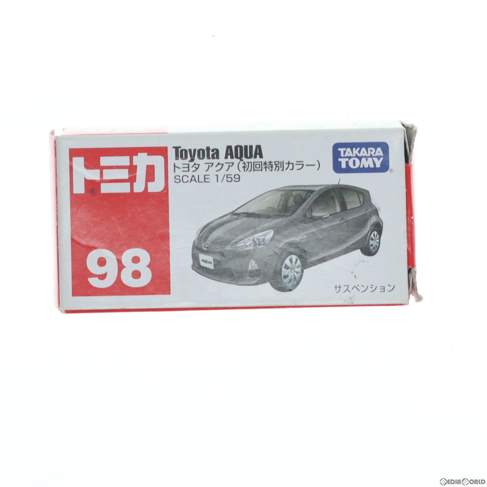 【中古即納】[MDL] トミカ No.98 1/59 トヨタ アクア(初回特別カラー) 完成品 ミニカー タカラトミー(20121117)