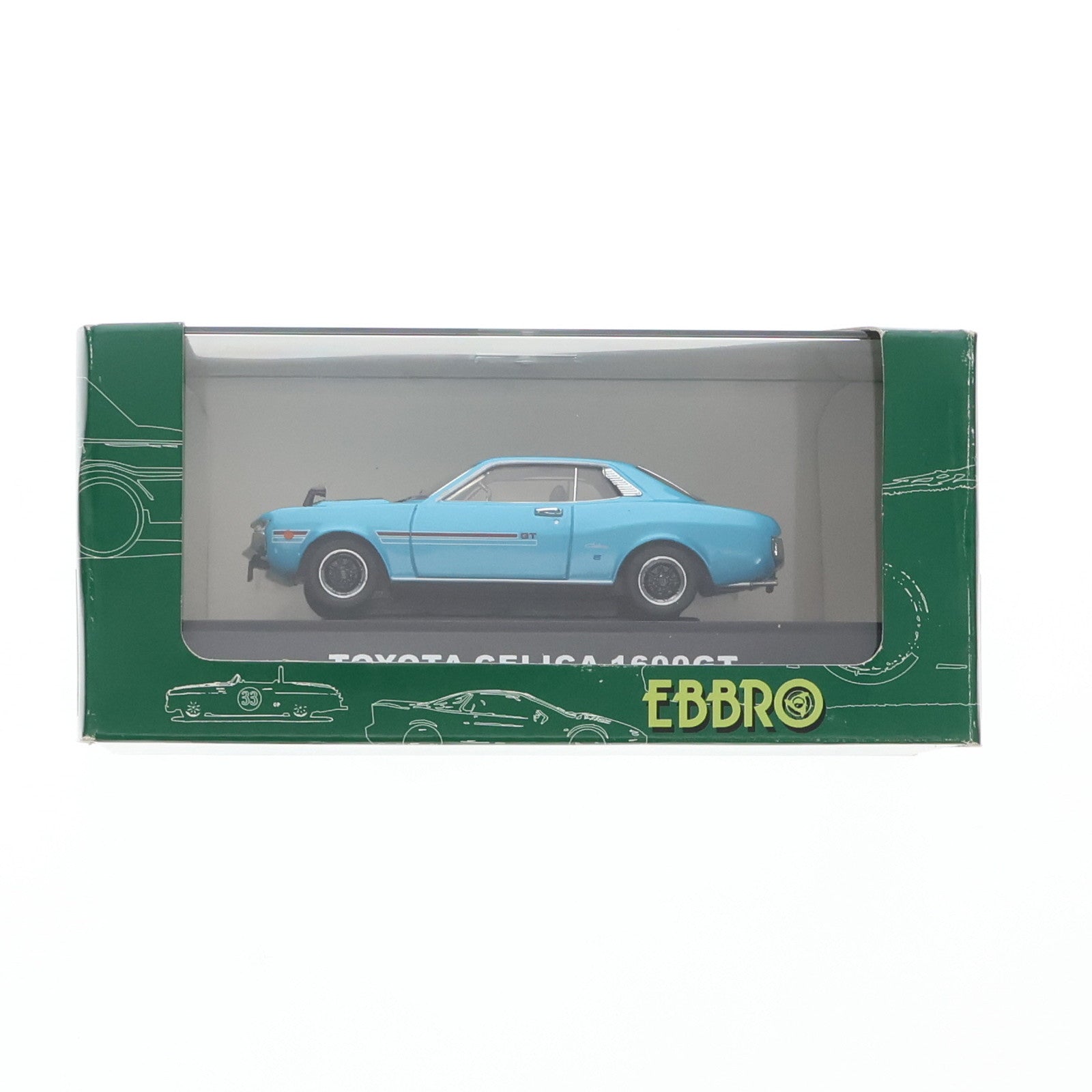 【中古即納】[MDL] 1/43 TOYOTA CELICA 1600GT(メタリックブルー) Oldies 完成品 ミニカー(43083) EBBRO(エブロ)(20220328)