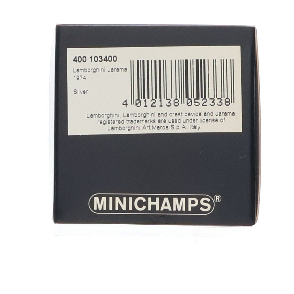 【中古即納】[MDL] 1/43 Lanborughini Jarama(シルバー) 完成品 ミニカー(400103400) MINICHAMPS(ミニチャンプス)(20040728)