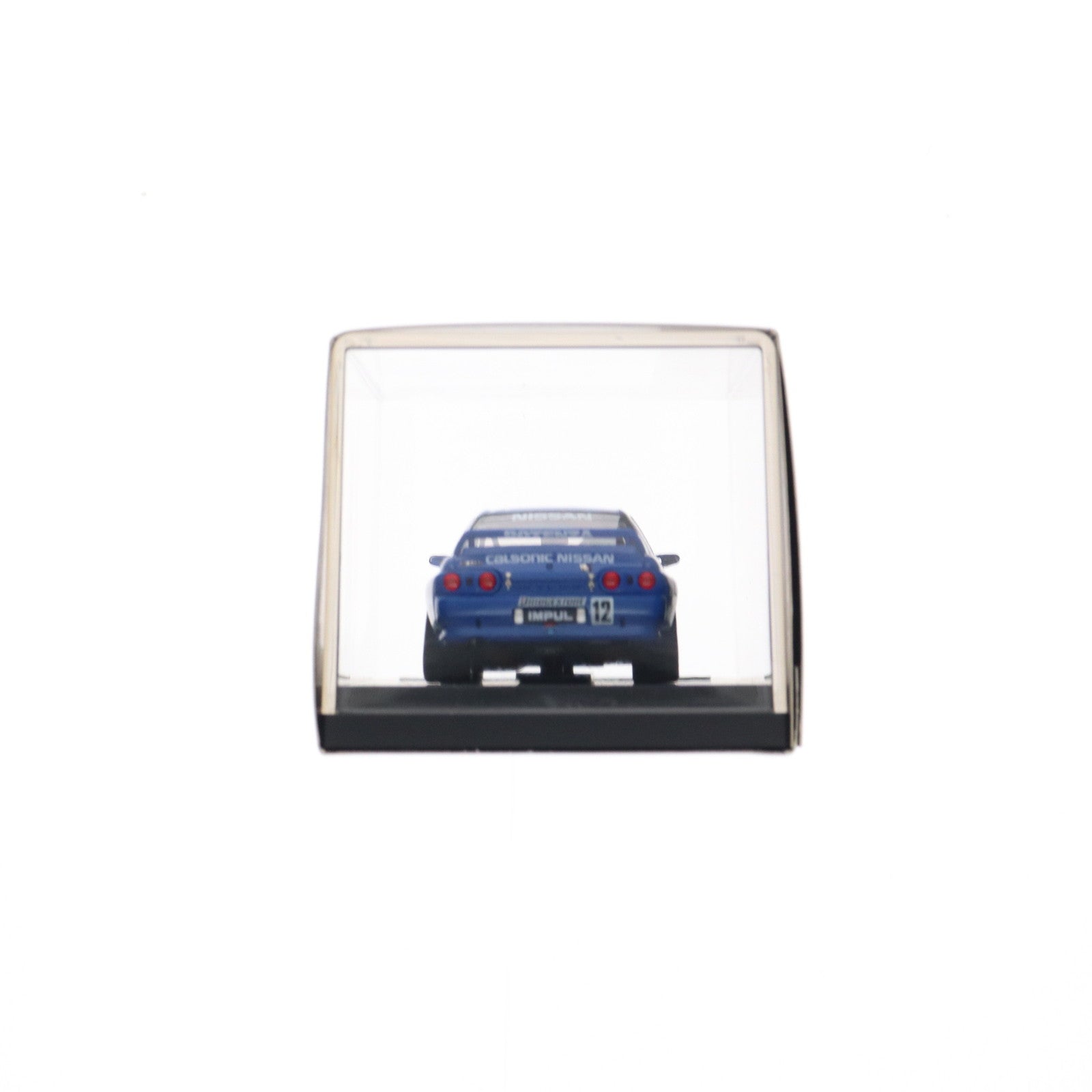 【中古即納】[MDL] 1/43 CALSONIC SKYLINE(カルソニック スカイライン) 1990 JTC BRIDGESTONE #12(ブルー) 完成品 ミニカー(8085) HPI(20090131)