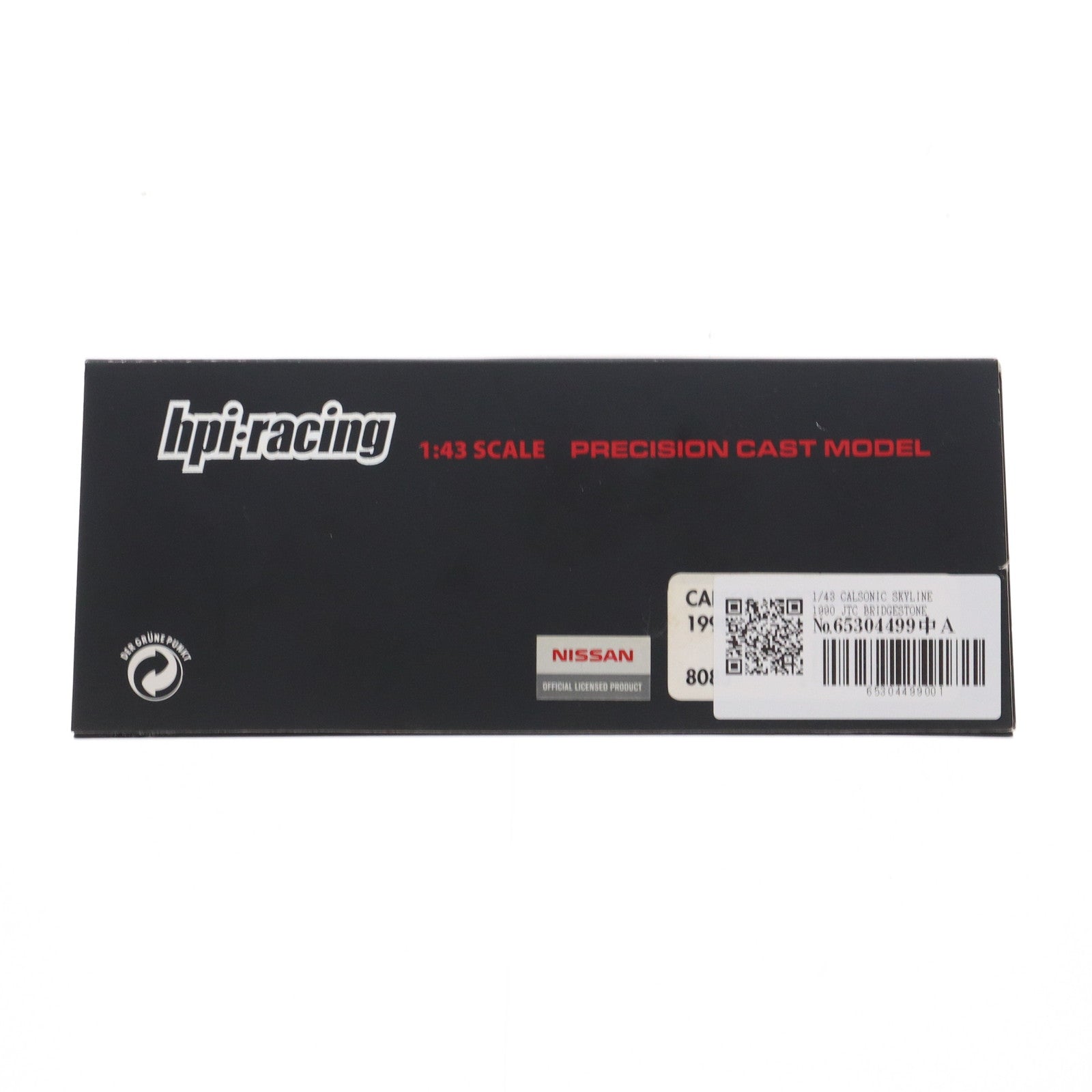 【中古即納】[MDL] 1/43 CALSONIC SKYLINE(カルソニック スカイライン) 1990 JTC BRIDGESTONE #12(ブルー) 完成品 ミニカー(8085) HPI(20090131)