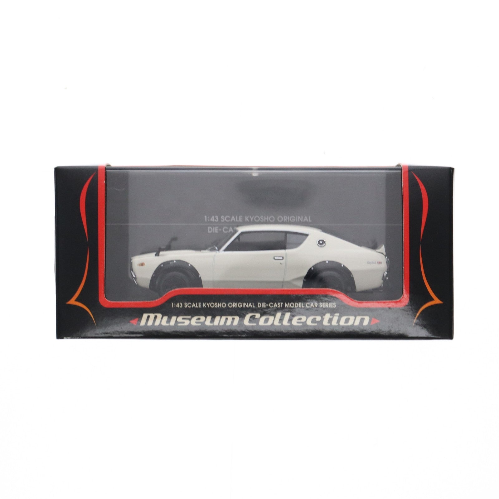 【中古即納】[MDL] Museum Collection 1/43 NISSAN SKYLINE(スカイライン) 2000 GT-R KPGC110 ワイドホイール(ホワイト) 完成品 ミニカー(03116W) 京商(19991231)