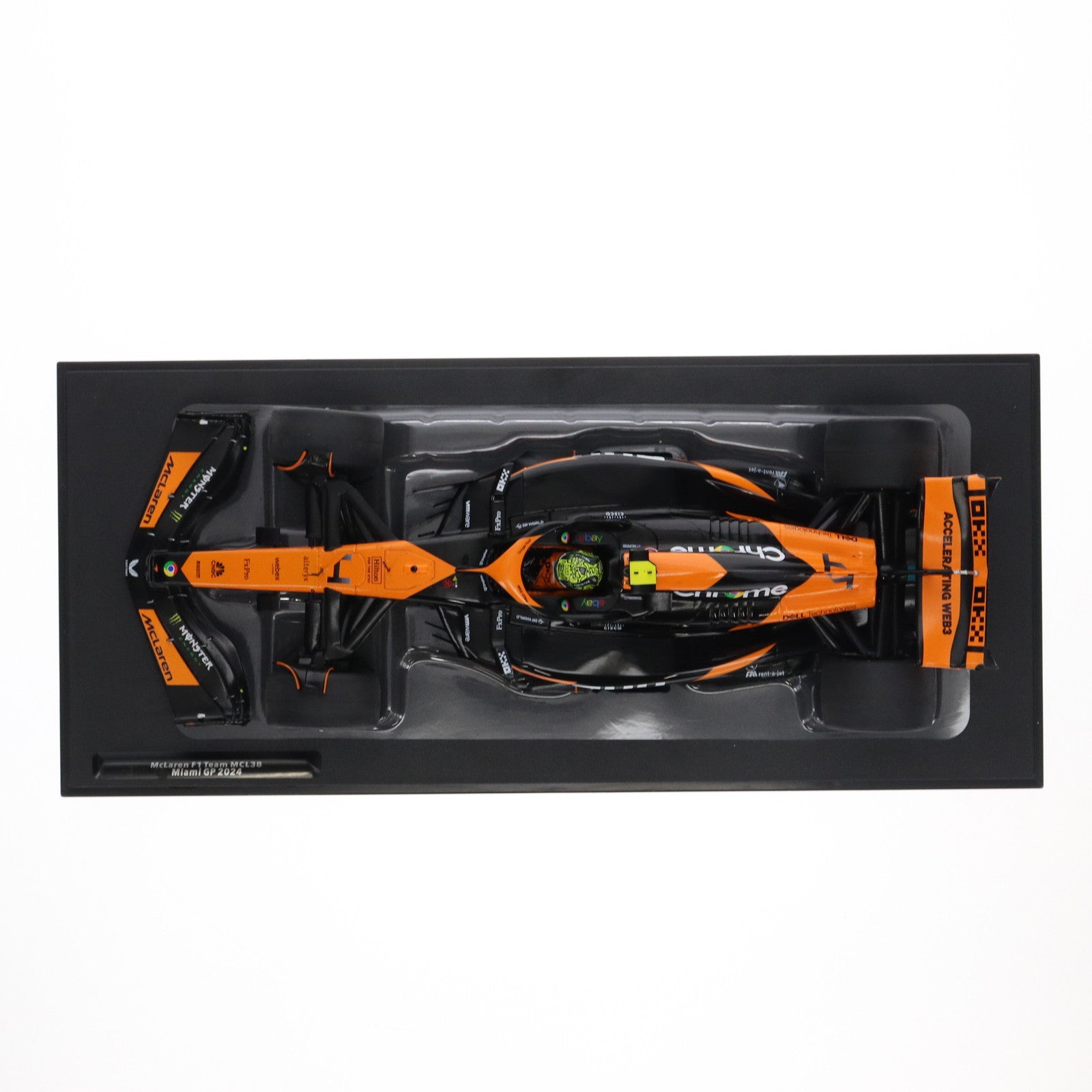 【中古即納】[MDL] 1/18 マクラーレン F1 チーム MCL38 マイアミGP 2024 L.ノリス 完成品 ミニカー(S1814201) solido(ソリド)(20250420)