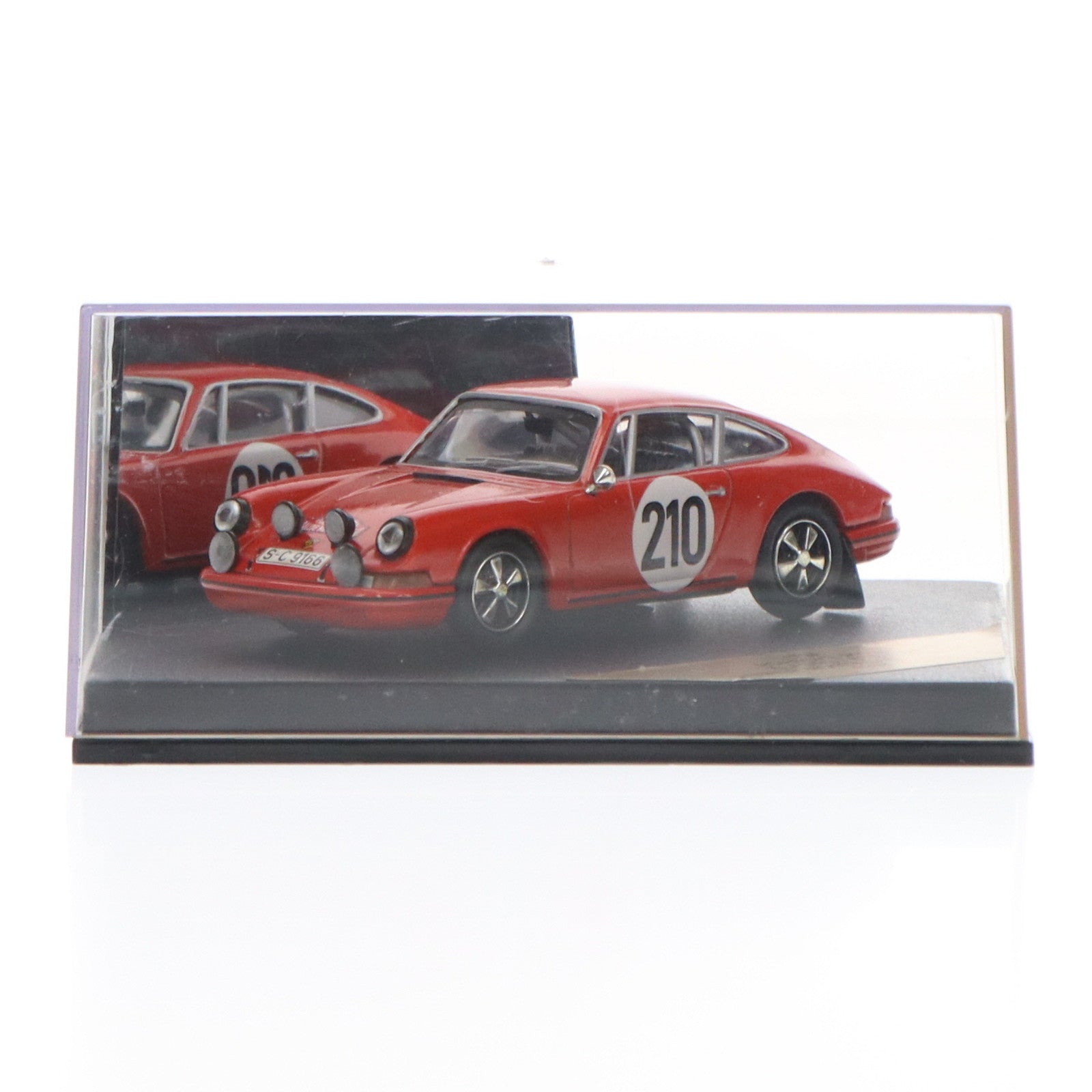 【中古即納】[MDL] 1/43 Porsche 911 T WINNER RALLY MONTECARLO 1968 V.ELFORD - D.STONE #210(レッド) 完成品 ミニカー(L179A) VITESSE(ビテス)(20220328)