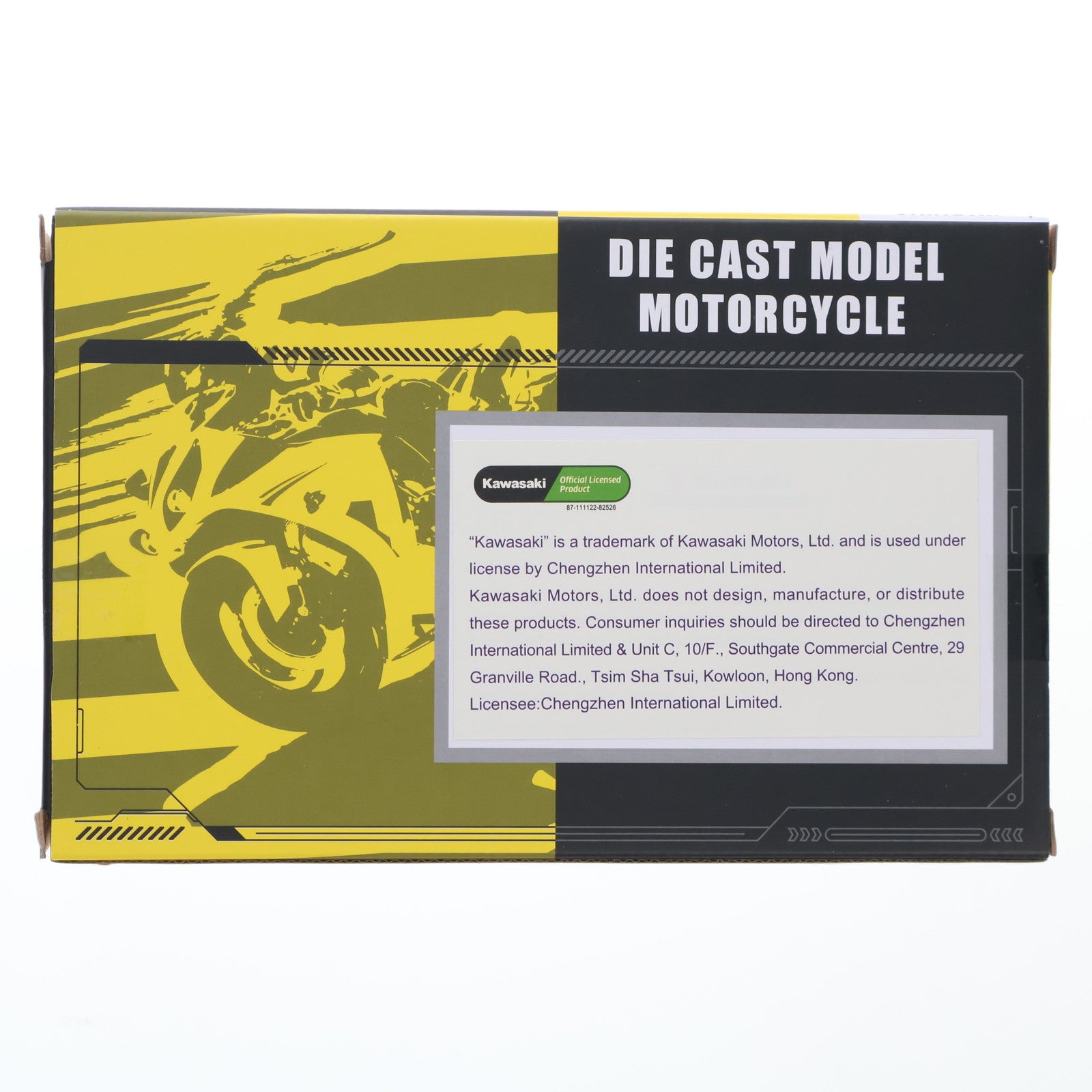【中古即納】[MDL] METAL SPEED ZONE 1/12 Kawasaki Ninja H2R(ブラック×グリーン) 完成品 ミニカー ピーナッツクラブ(19991231)