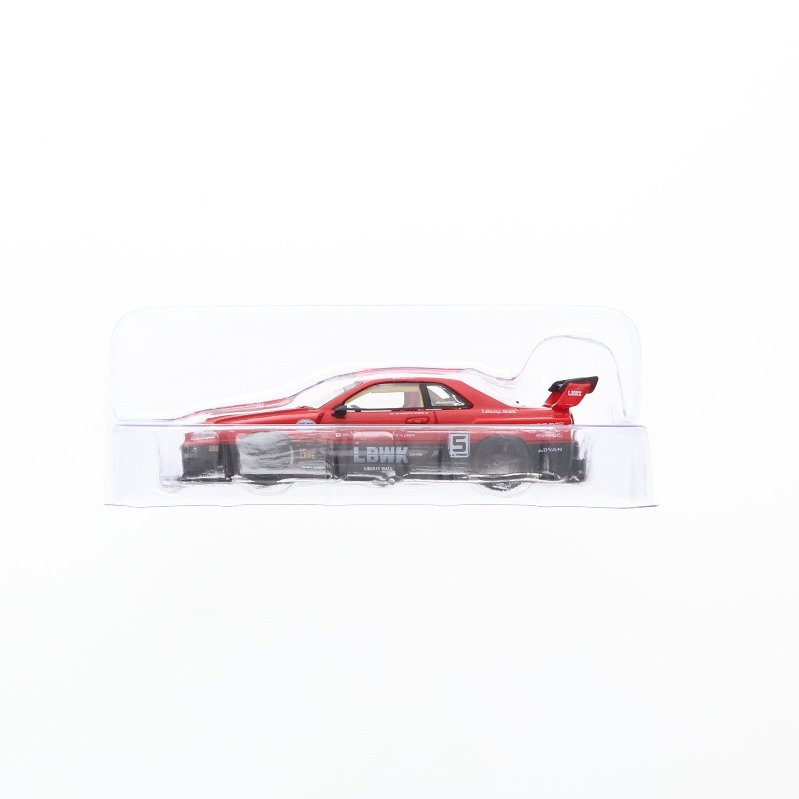 【中古即納】[MDL] ミニGTシリーズ 1/64 Nissan LB-ER34 Super Silhouette スカイライン 右ハンドル(レッド×ブラック) 完成品 ミニカー(MGT00843-R) TSM(トゥルースケールミニチュアズ)(20250417)