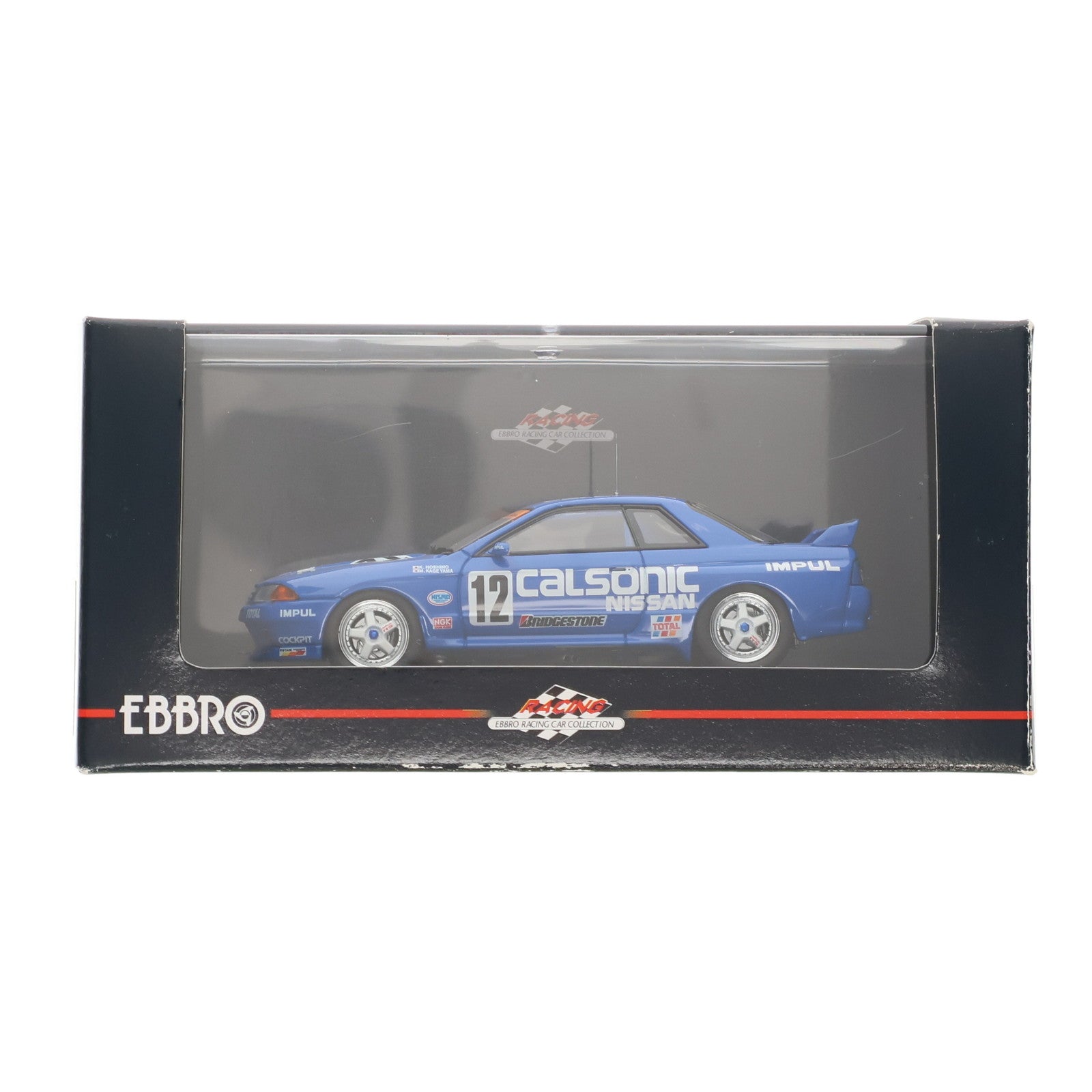 【中古即納】[MDL] RACING CAR COLLECTION 1/43 CALSONIC SKYLINE(カルソニック スカイライン) Gr.A 1993 #12(ブルー) 完成品 ミニカー(43766) EBBRO(エブロ)(20090420)