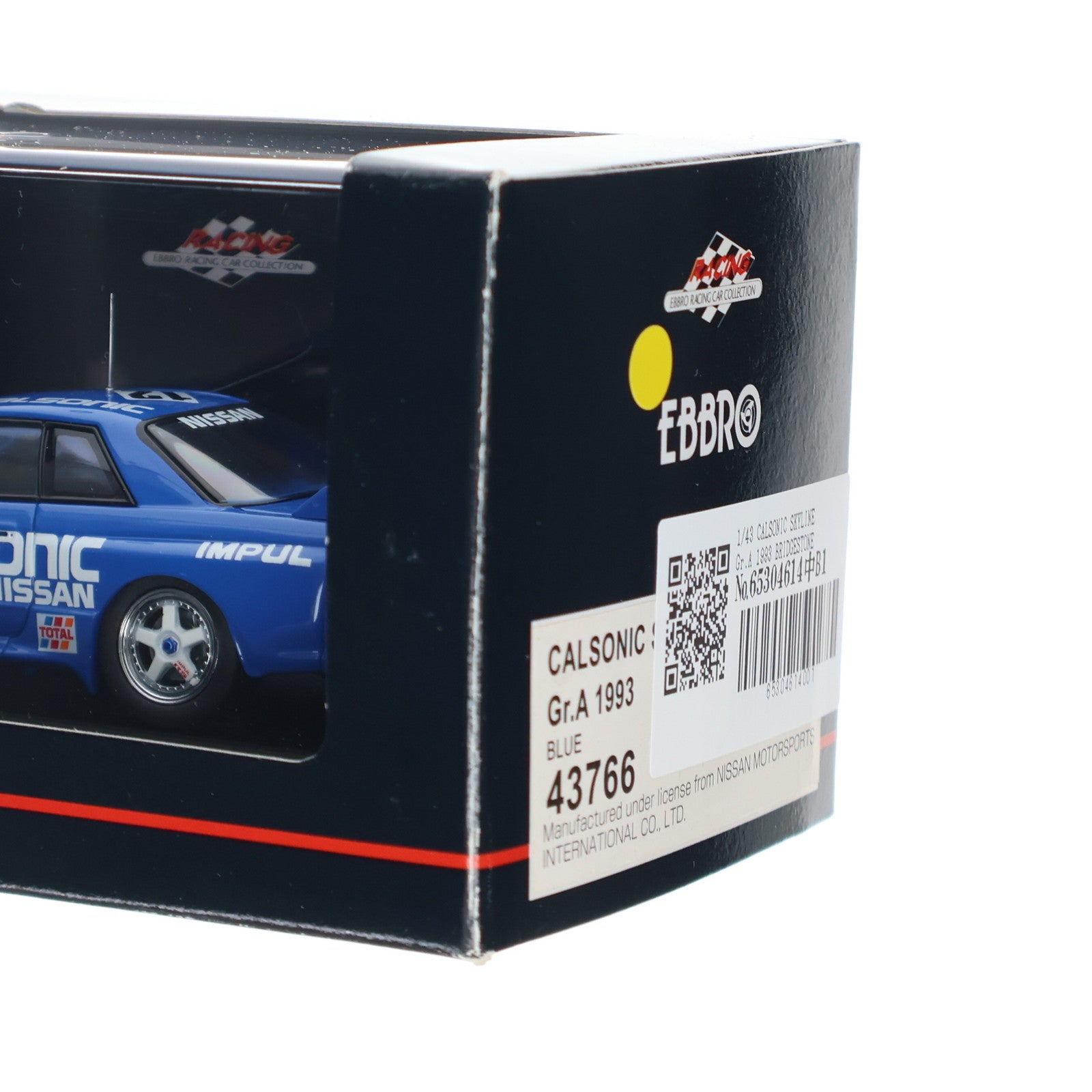 【中古即納】[MDL] RACING CAR COLLECTION 1/43 CALSONIC SKYLINE(カルソニック スカイライン) Gr.A 1993 #12(ブルー) 完成品 ミニカー(43766) EBBRO(エブロ)(20090420)