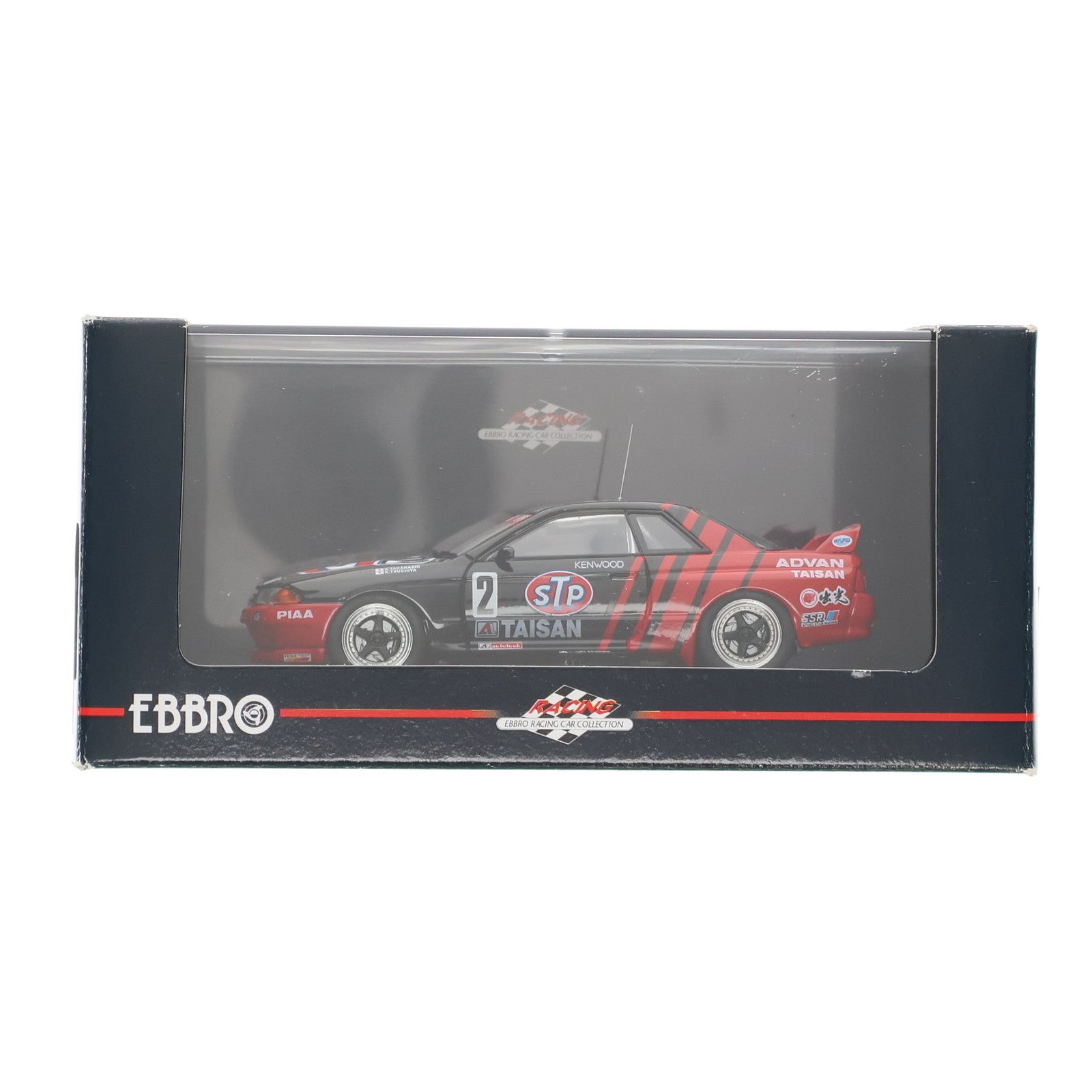 【中古即納】[MDL] RACING CAR COLLECTION 1/43 TAISAN ADVAN SKYLINE Gr.A 1993 #2(ブラック×レッド) 完成品 ミニカー(43767) EBBRO(エブロ)(20090420)