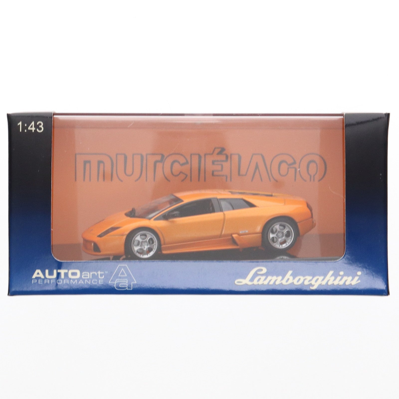 【中古即納】[MDL] 1/43 Lamborghini MURCIELAGO(メタリックオレンジ) 完成品 ミニカー(54512) AUTOart(オートアート)(20220328)
