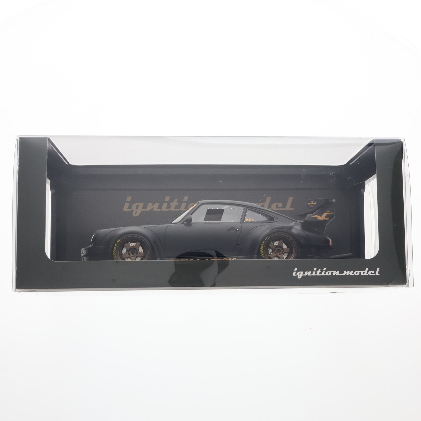 【中古即納】[MDL] 1/18 RWB(アールダブリュービー) 930 Matte Black(マットブラック) 完成品 ミニカー(IG3695) ignition model(イグニッションモデル)(20250523)
