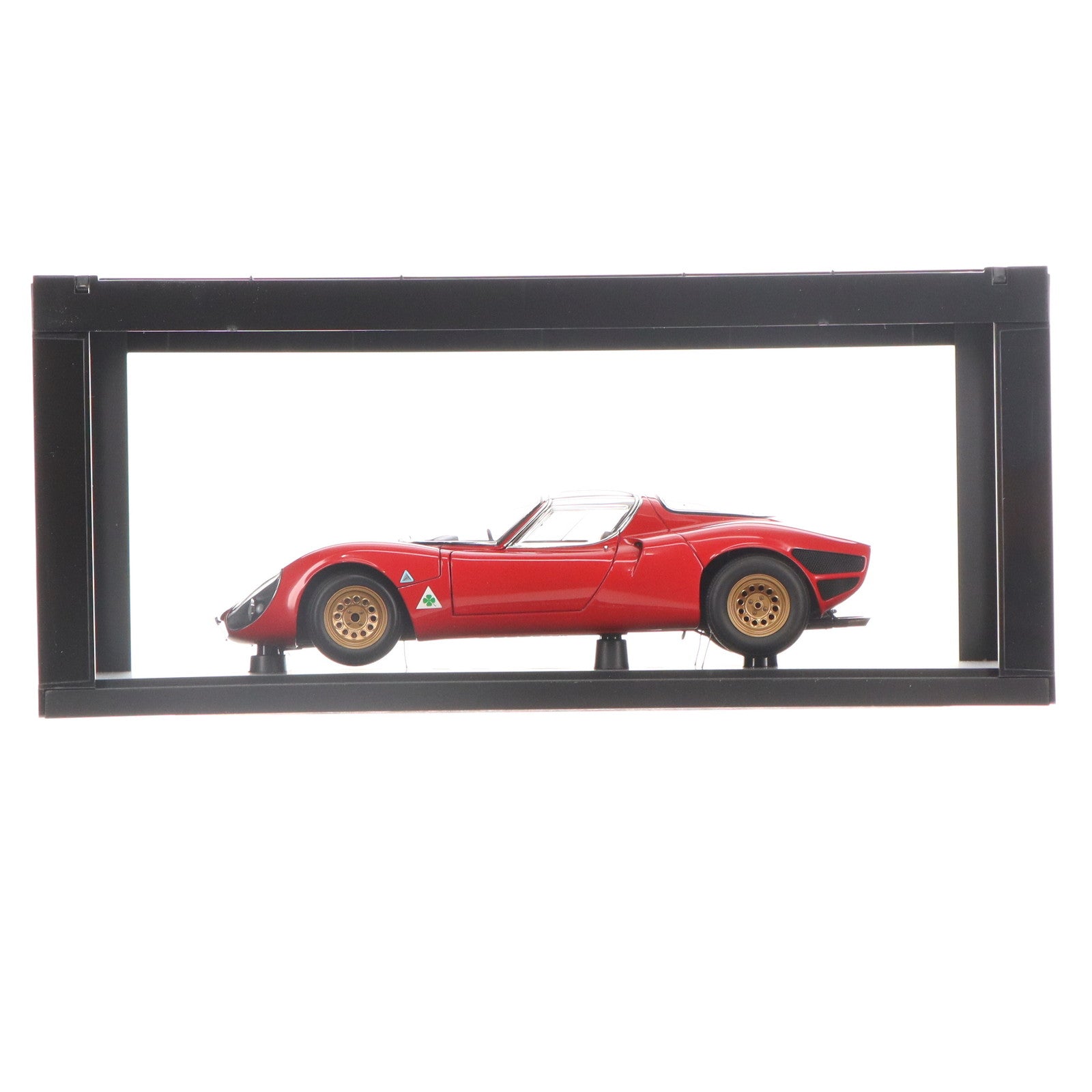 【中古即納】[MDL] MILLENNIUM 1/18 ALFA ROMEO 33 STRADALE PROTOTYPE 1967(RED) 完成品 ミニカー(70191) AUTOart(オートアート)(20121030)