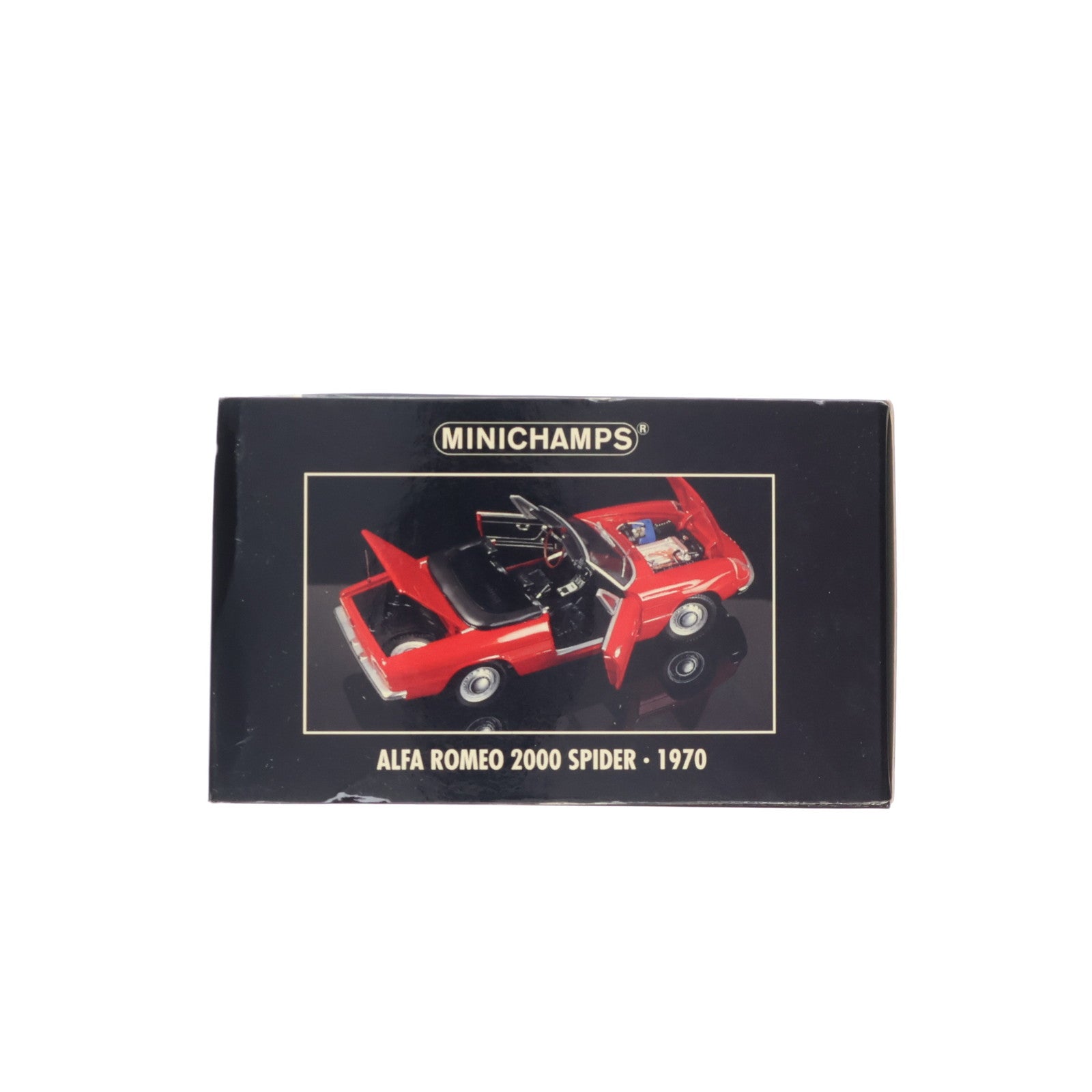 【中古即納】[MDL] 1/18 アルファロメオ 2000 スパイダー 1970(レッド) 完成品 ミニカー MINICHAMPS(ミニチャンプス)(19991231)