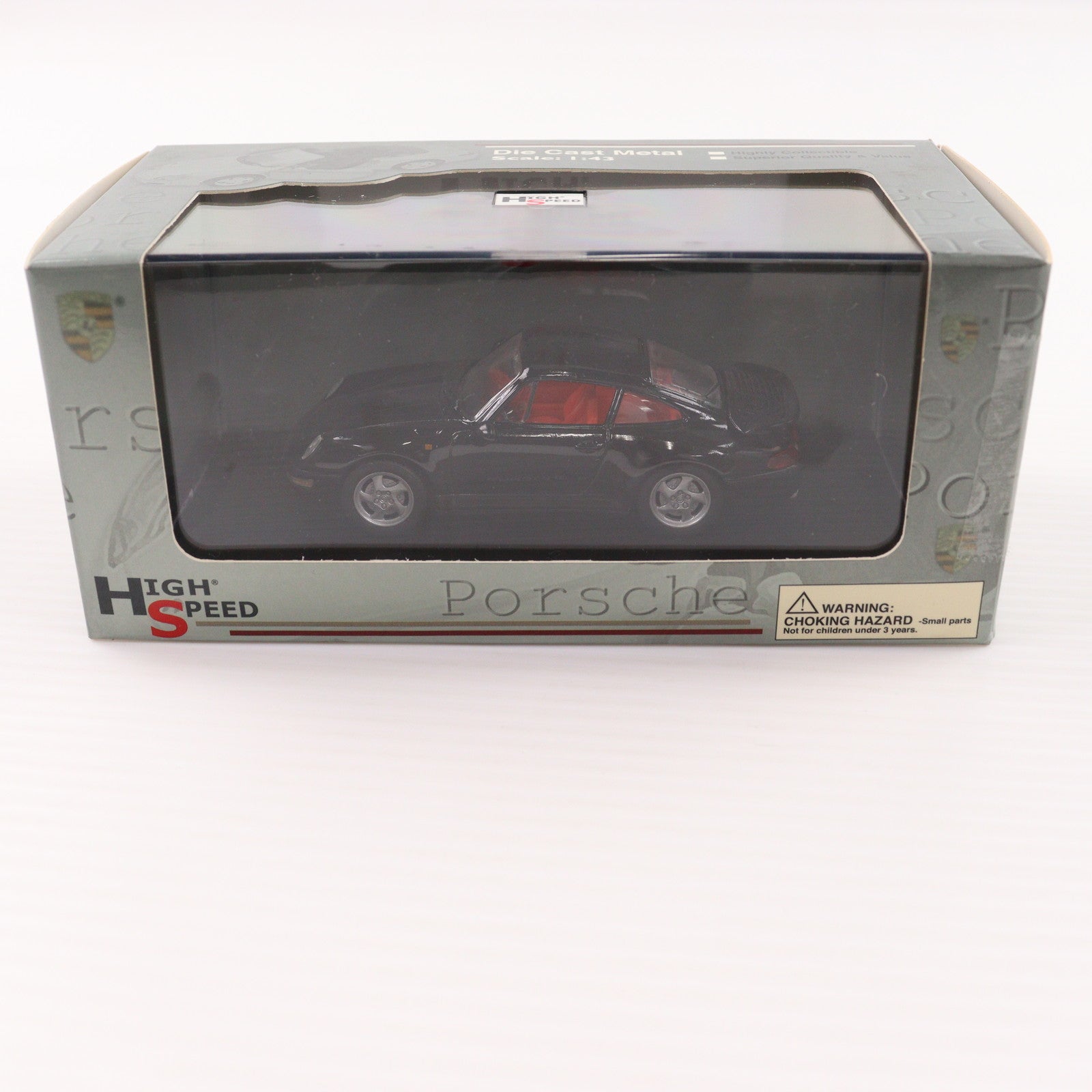 【中古即納】[MDL] 1/43 PORSCHE(ポルシェ) 911 TURBO COUPE 1995 完成品 ミニカー HIGH SPEED(ハイスピード)(19991231)