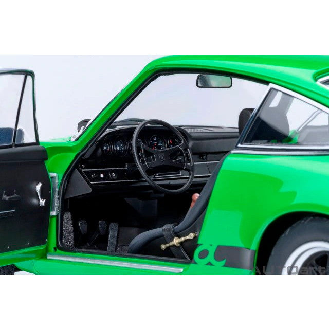 【中古即納】[MDL] オートアート・コンポジットモデルシリーズ 1/18 ポルシェ 911 カレラ 2.7 RS(バイパー グリーン×ブラック・ストライプ) 完成品 ミニカー(78034) AUTOart(オートアート)(20250531)