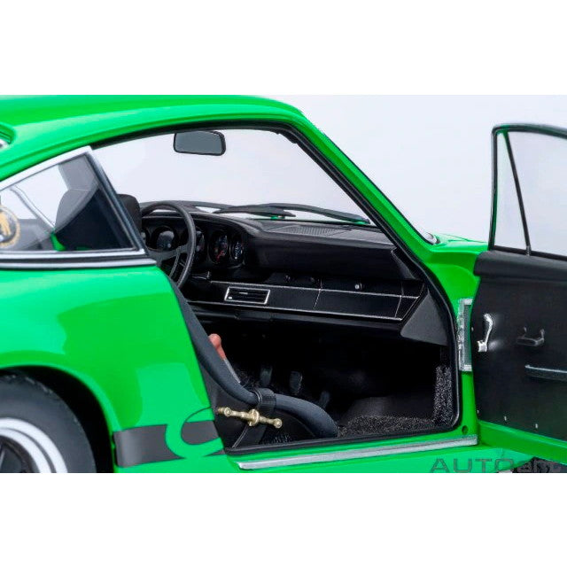 【中古即納】[MDL] オートアート・コンポジットモデルシリーズ 1/18 ポルシェ 911 カレラ 2.7 RS(バイパー グリーン×ブラック・ストライプ) 完成品 ミニカー(78034) AUTOart(オートアート)(20250531)