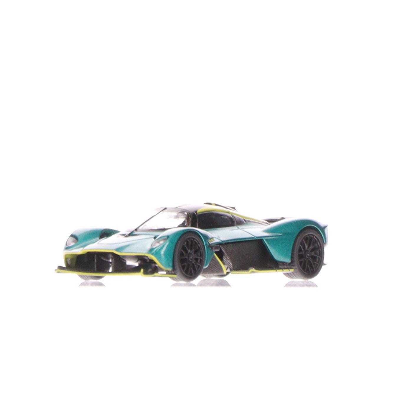 【中古即納】[MDL] 1/64 Aston Martin Valkyrie(アストンマーティン・ヴァルキリー) Viridian Green(ビリジアングリーン) 完成品 ミニカー(PR640054) POP RACE(ポップレース)(20240809)