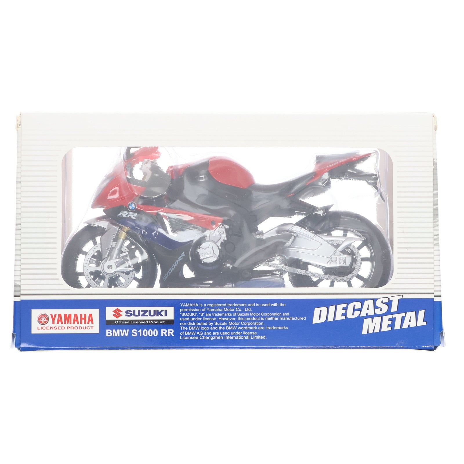 【中古即納】[MDL] METAL SPEED ZONE 1/12 BMW S1000 RR レッド 完成品 ミニカー プライズ ピーナッツクラブ(19991231)