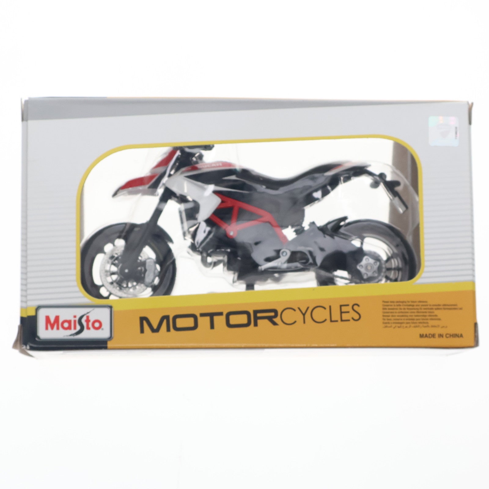 【中古即納】[MDL] (単品) 1/12 DUCATI HYPERMOTARD SP(ドゥカティ ハイパーモタード SP) 2013 EURO モーターサイクル 200-011 完成品 ミニカー Maisto(マイスト)(20151211)