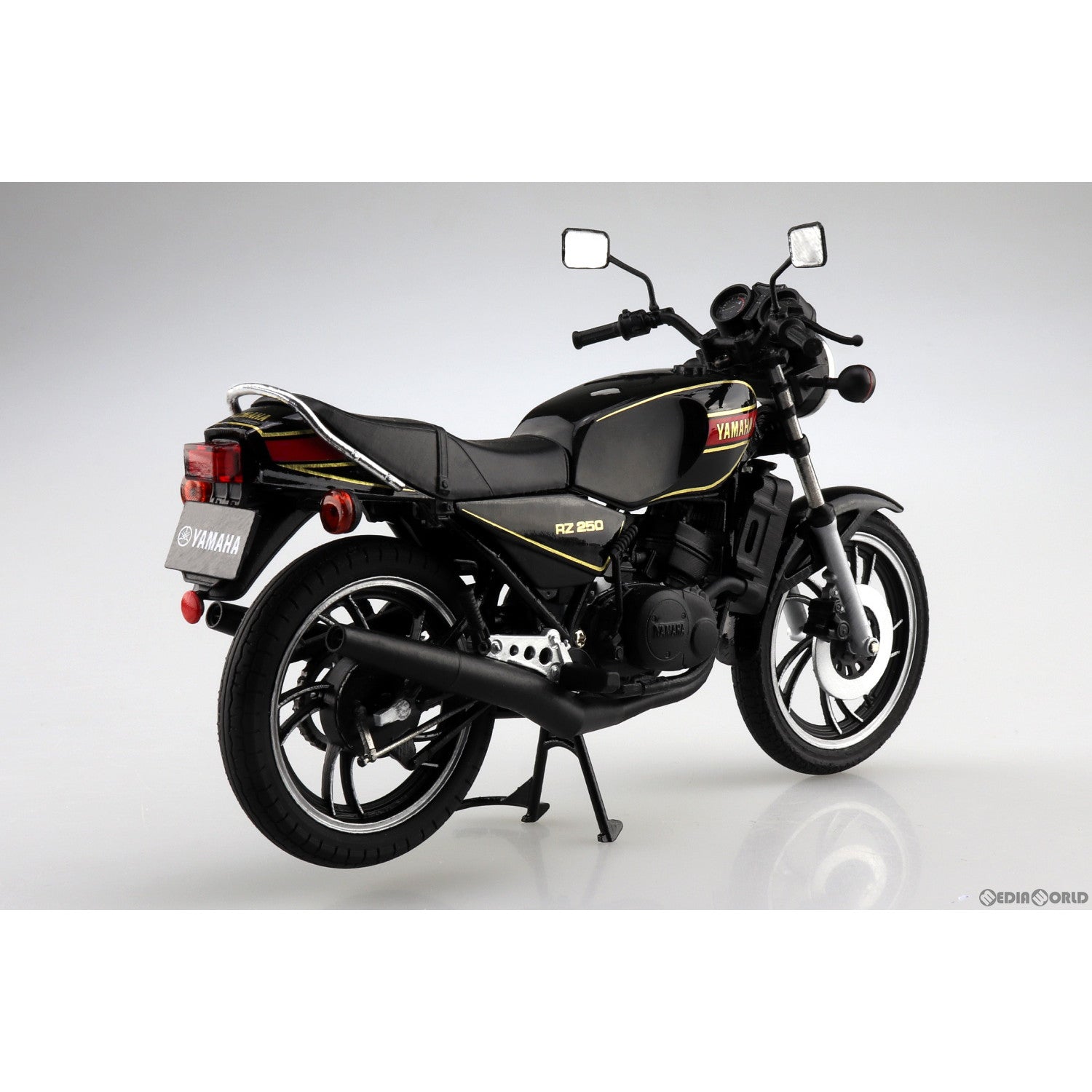【中古即納】[MDL] 1/12 完成品バイクシリーズ Yamaha RZ250 ニューヤマハブラック ミニカー(110423) スカイネット(アオシマ)(20230616)