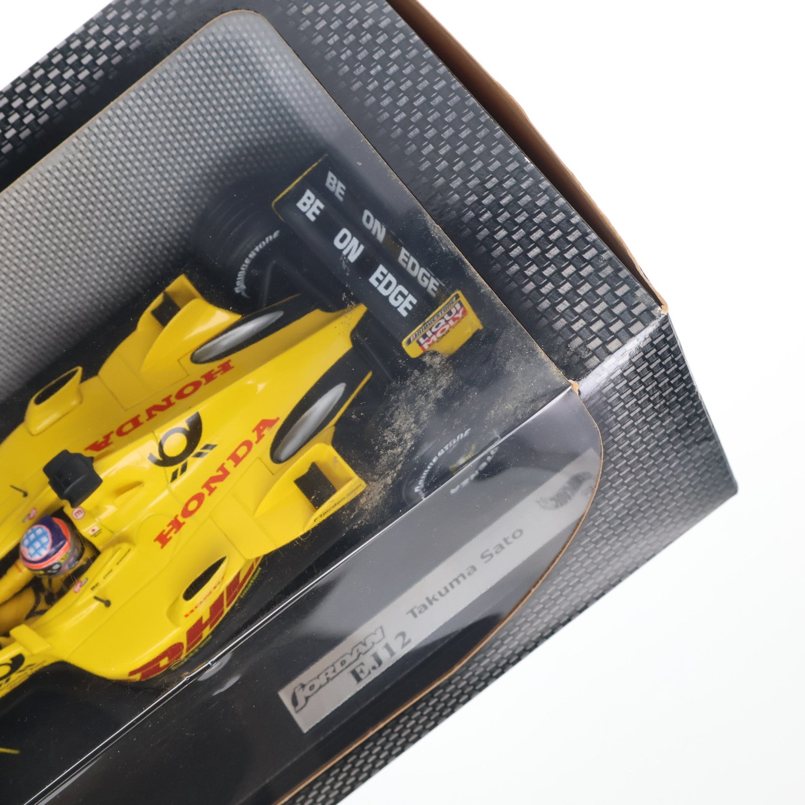 【中古即納】[MDL] Hot Wheels Racing(ホットウィールレーシング) 1/18 JORDAN HONDA EJ12 brother(イエロー) 完成品 ミニカー(54629) Mattel(マテル)(20020930)