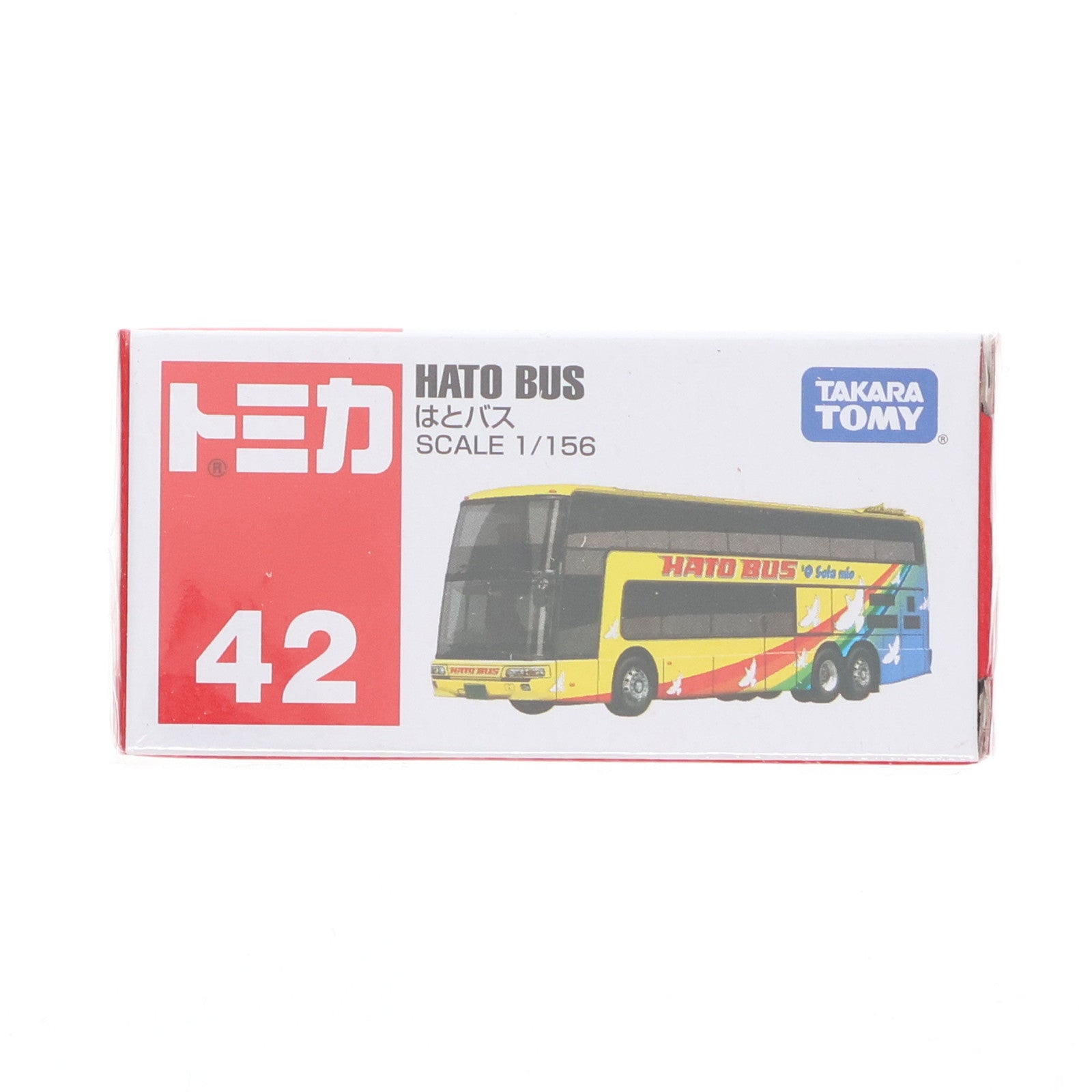 【中古即納】[MDL] トミカ No.42 1/156 はとバス(イエロー) 完成品 ミニカー タカラトミー(20160521)