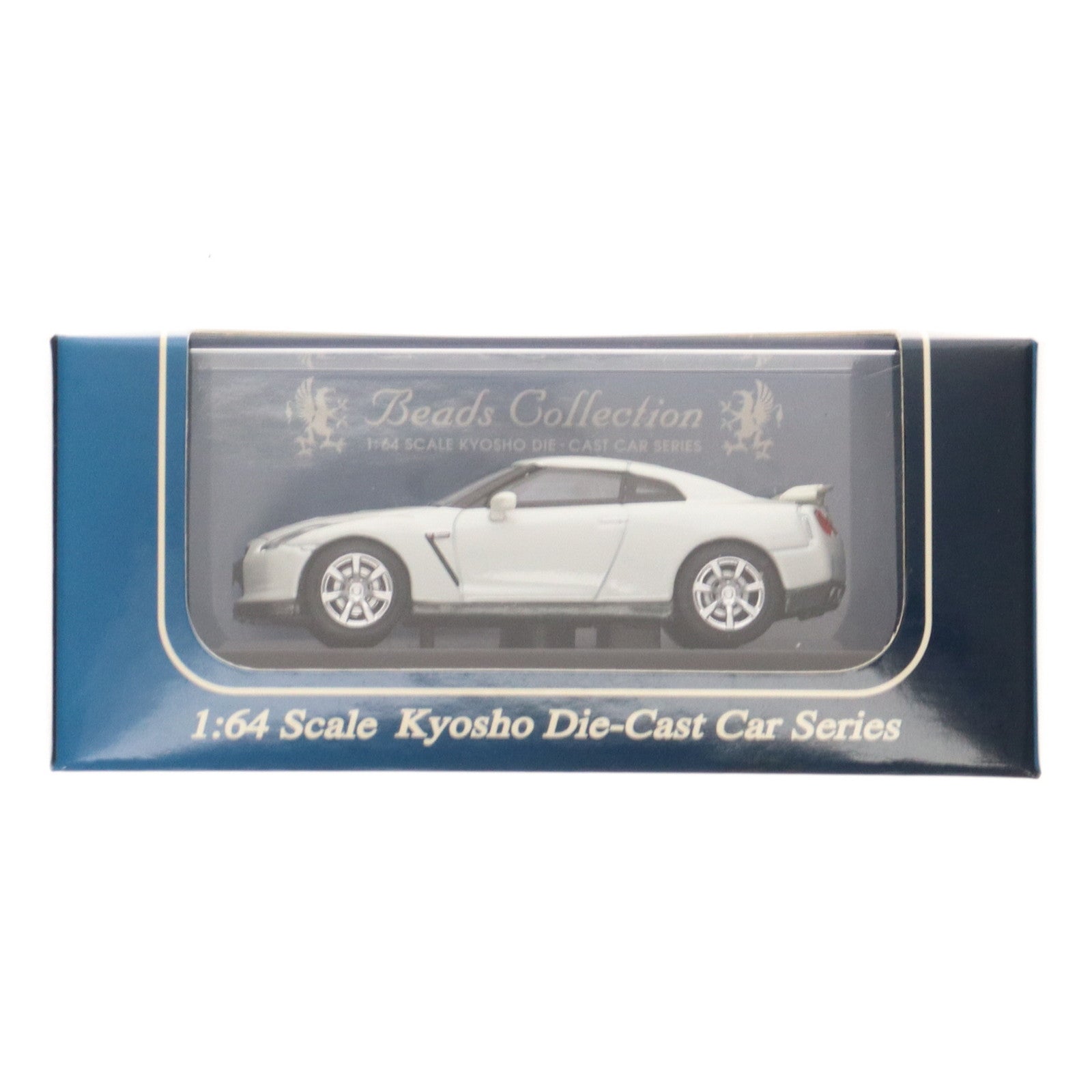 【中古即納】[MDL] 1/64 NISSAN GT-R(ホワイト) 完成品 ミニカー(K06631W) 京商(20081101)